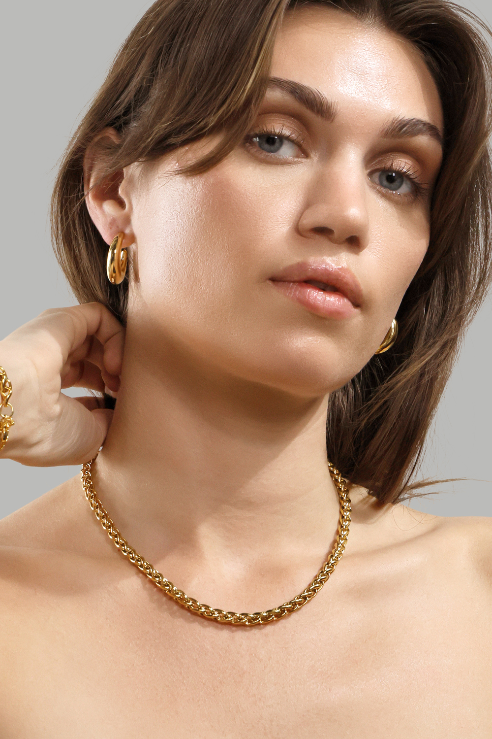 Armbånd Twist Bold - 18k Forgyldt