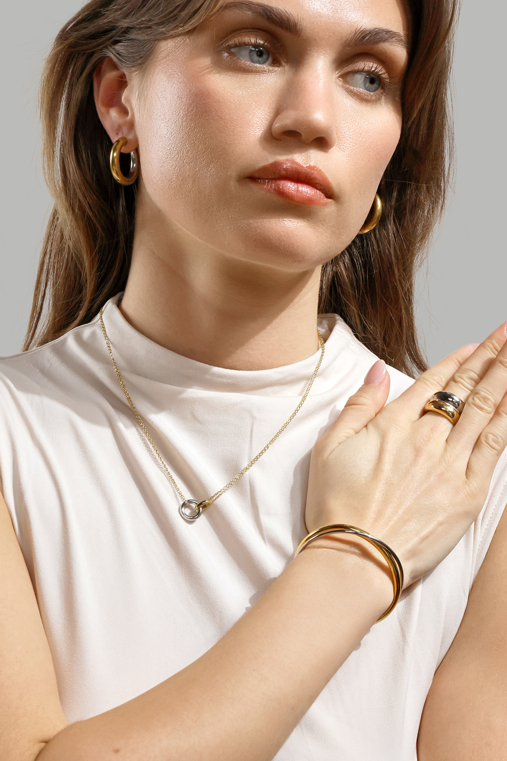 Ring Elegant - 18k guldbelagt