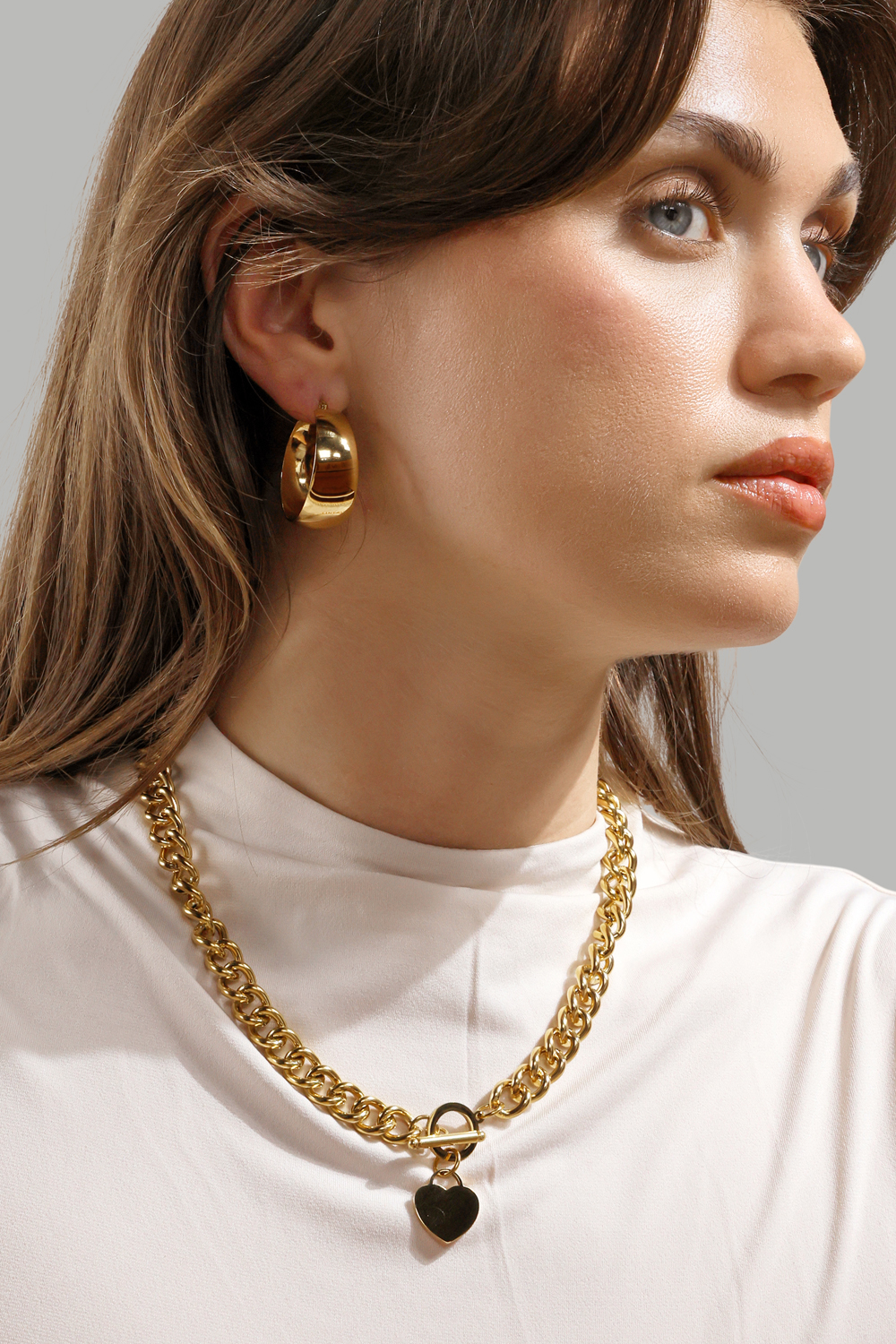 Celeste Ørering - 18k Forgyldt