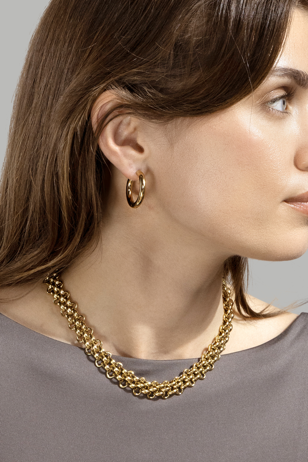 Luna Ørering - 18k Forgyldt