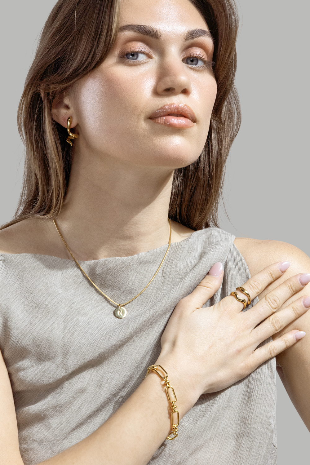 Ring Vira - 18k guldbelagt