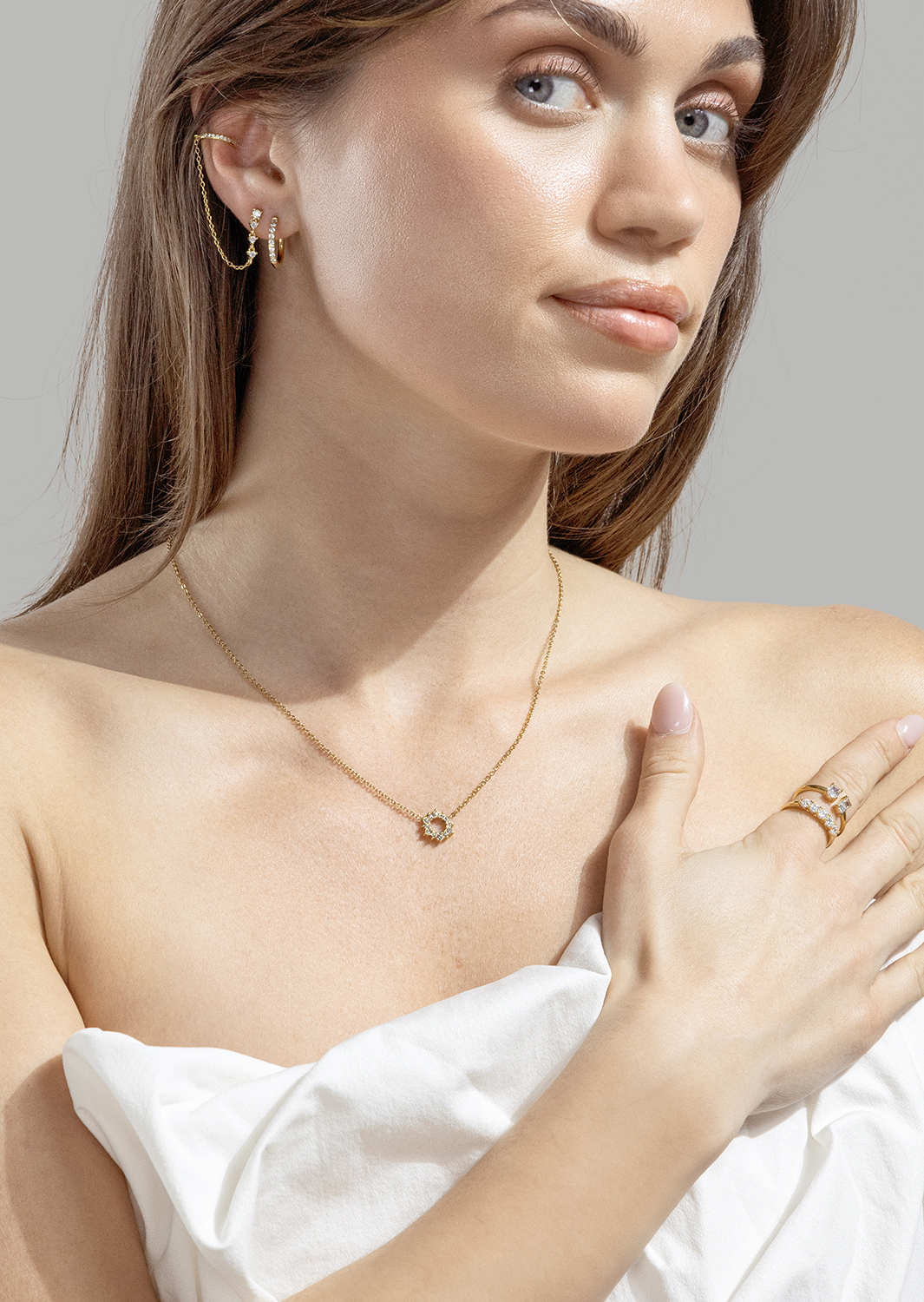 Ring Duo Cut - 18k Forgyldt