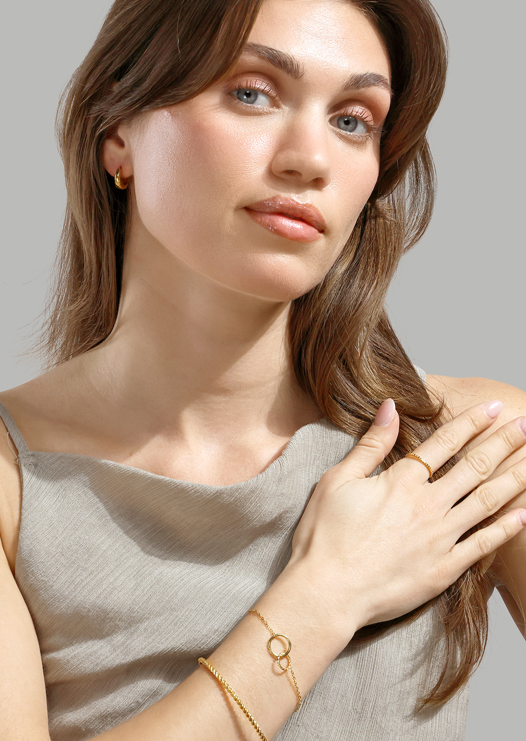 Ørering Verona- 18k Forgyldt