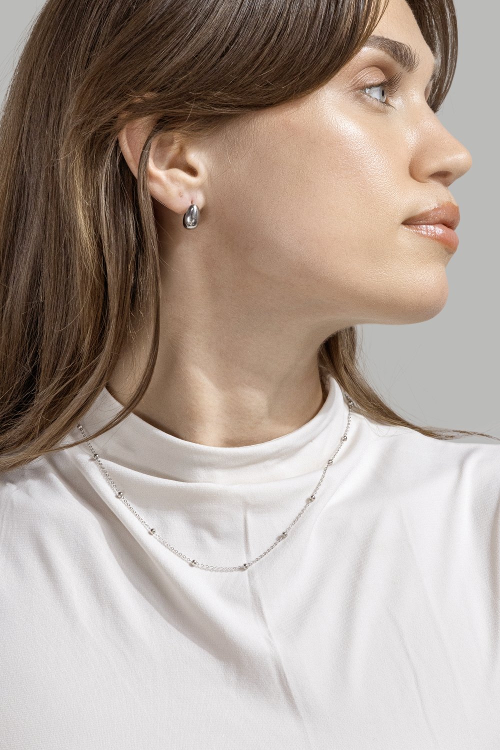 Halskæde Majestic - Silver Plated