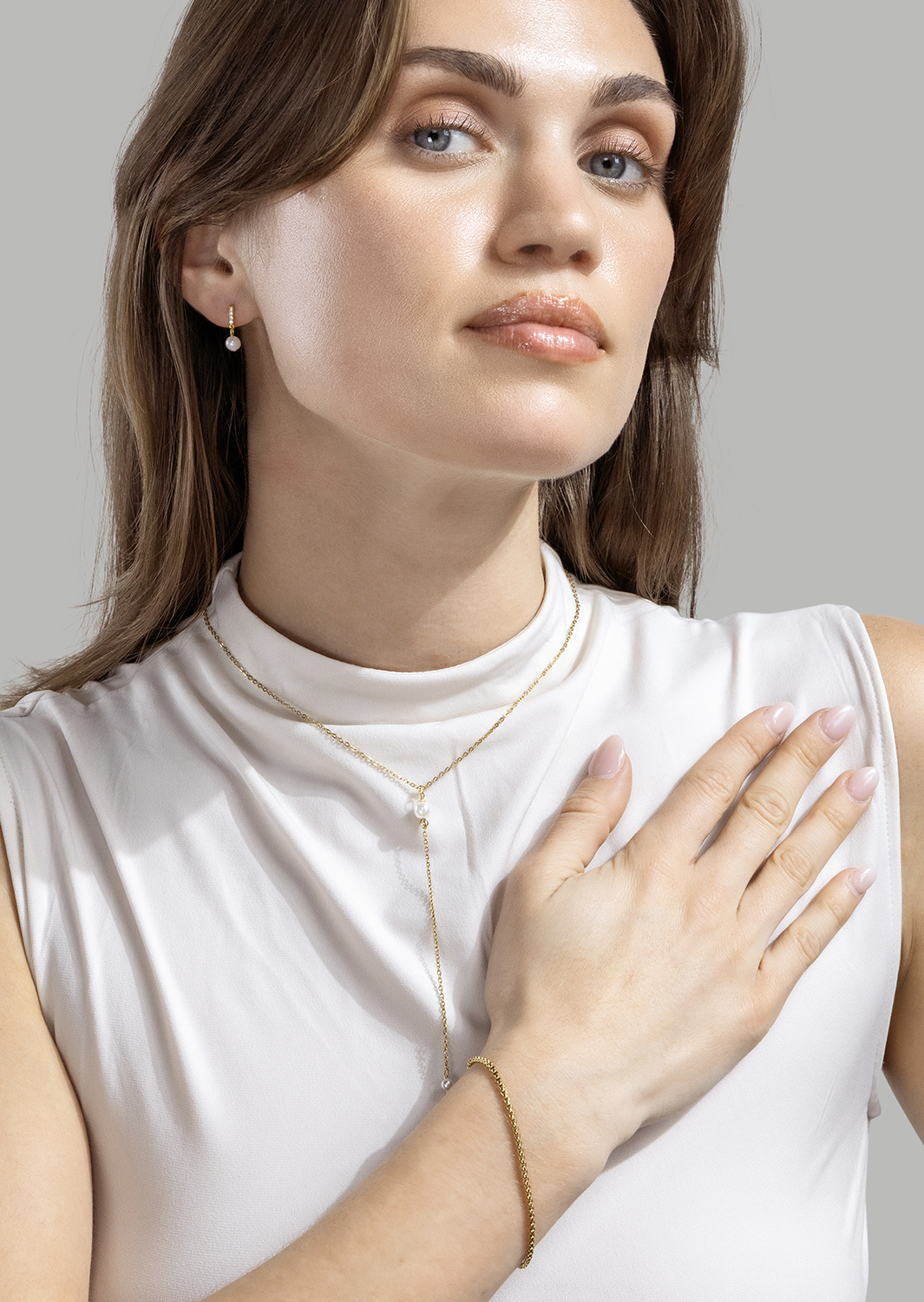 Lacona Ørering - 18k Forgyldt