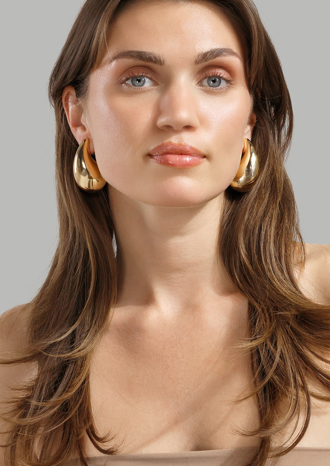 Ørering Liquid Glow - 18k Forgyldt