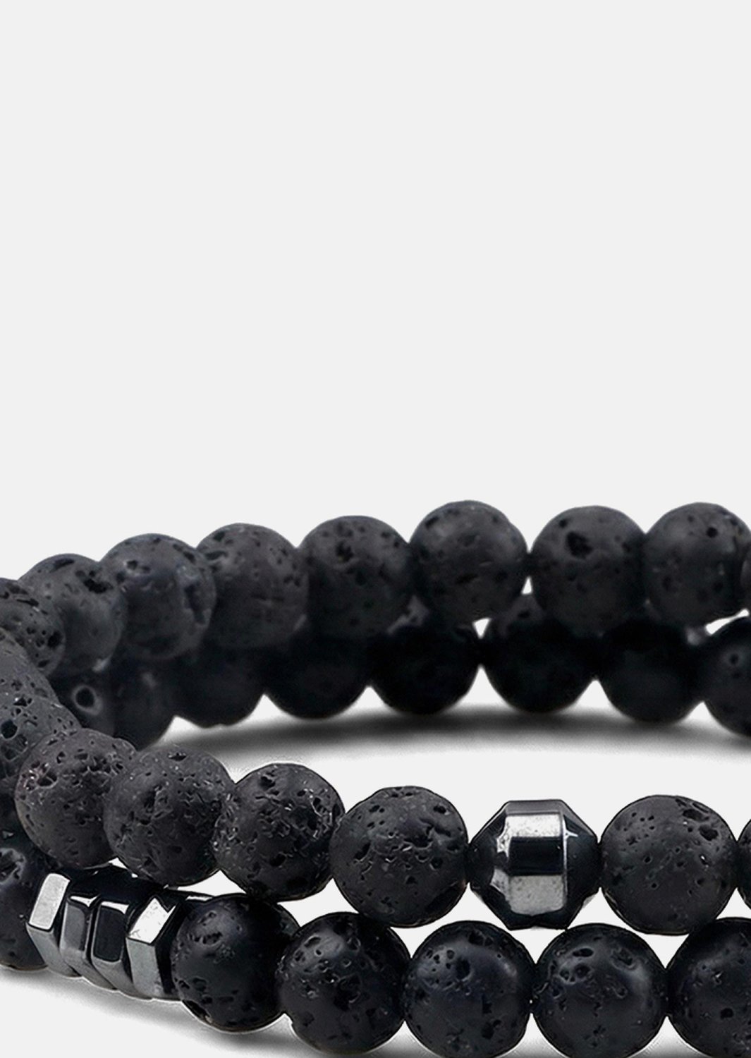 Perlearmbånd Onyx Edge