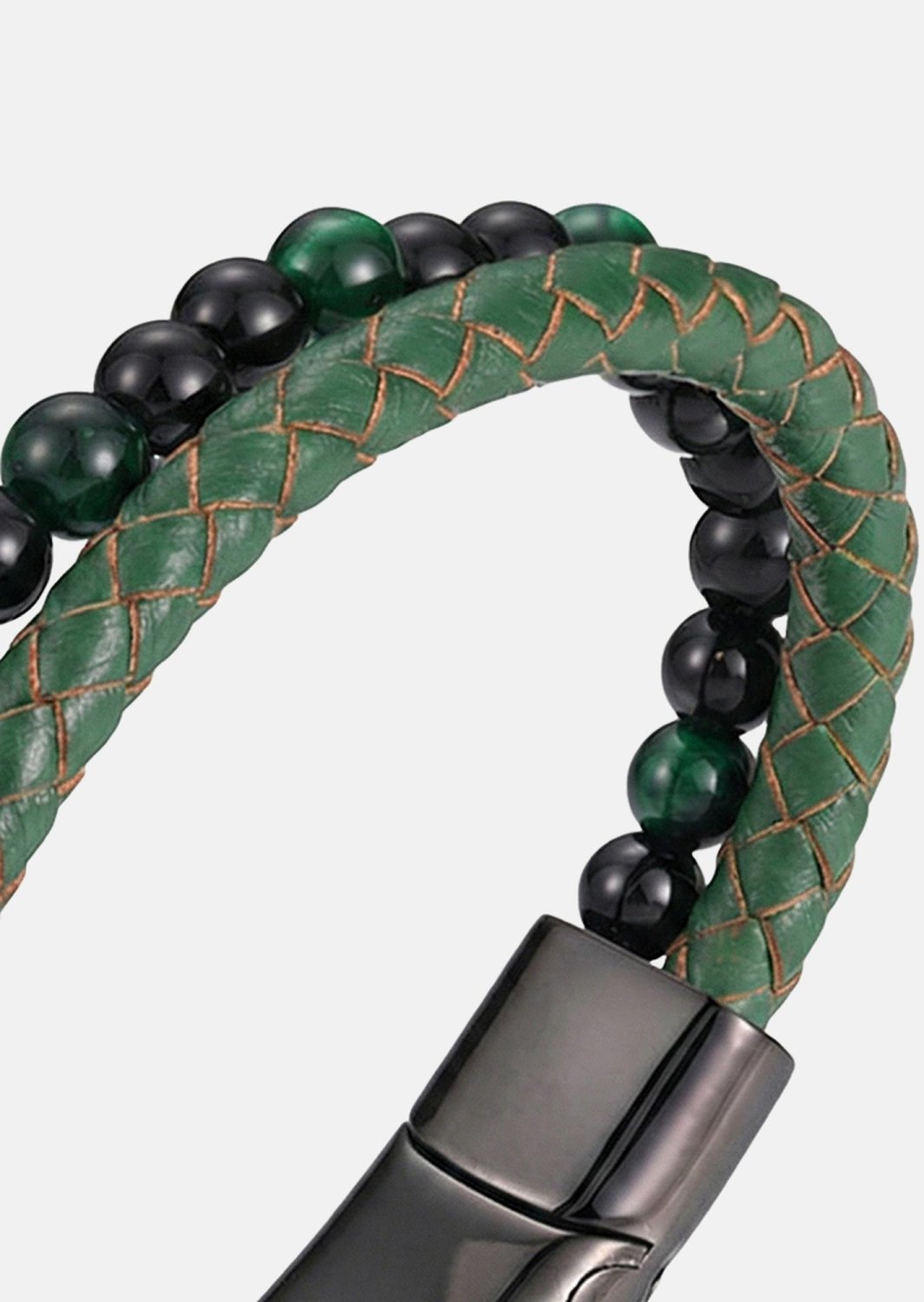 Læderarmbånd Verdant Veil