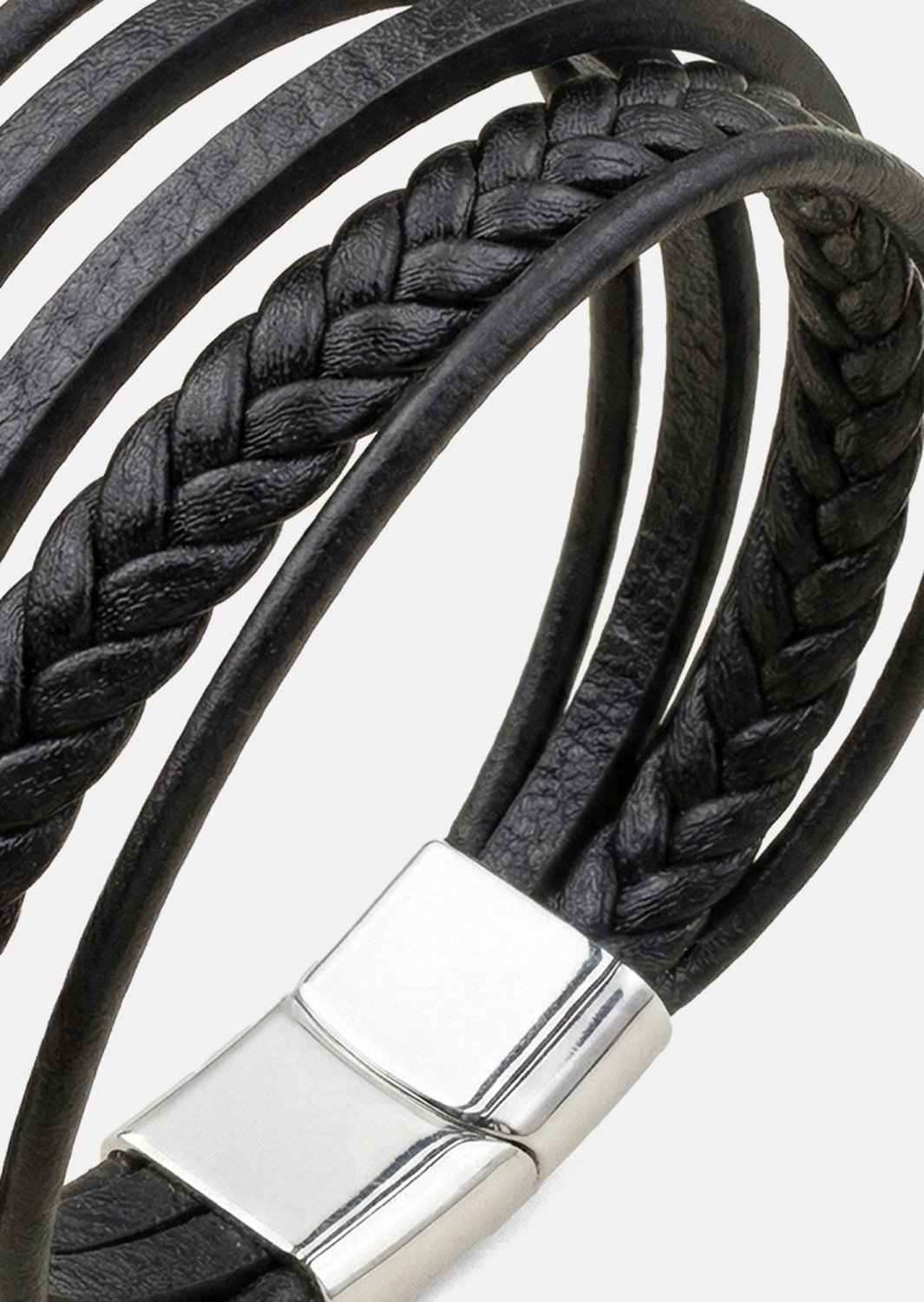 Læderarmbånd Titan Veil