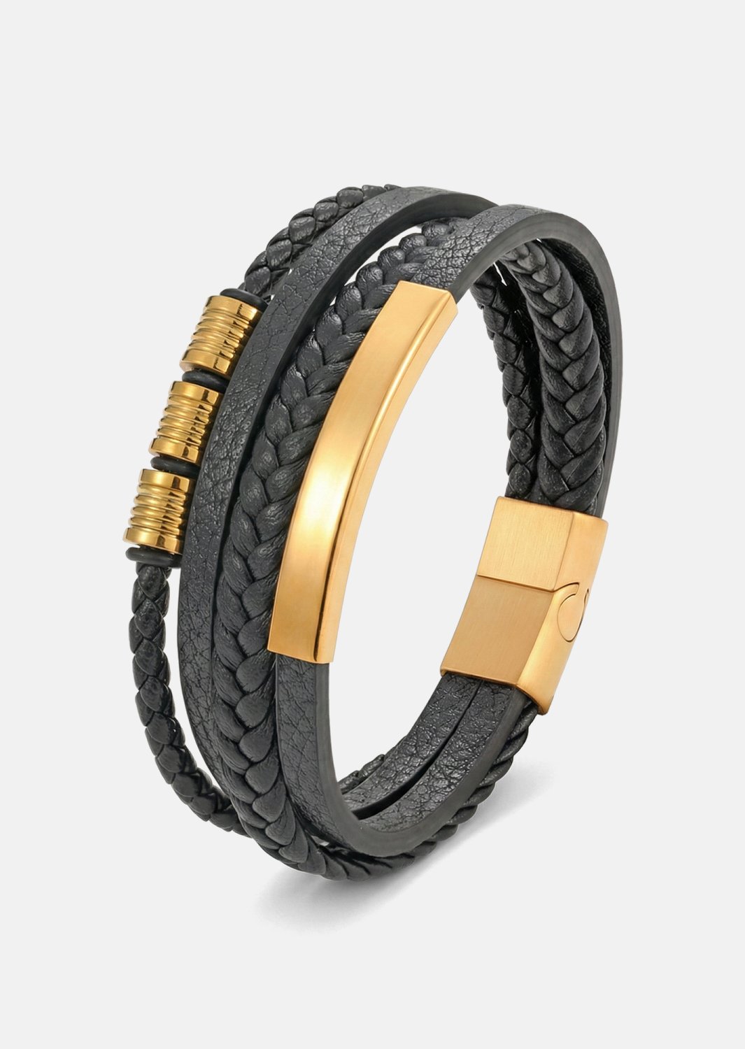 Læderarmbånd Titan Embrace