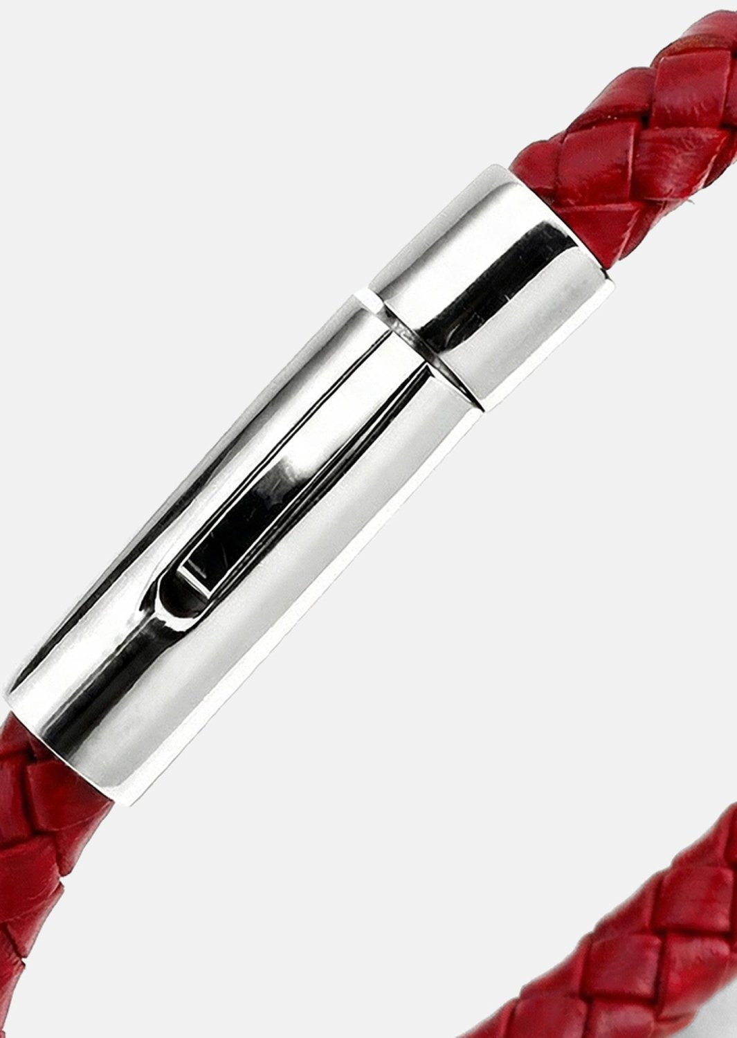 Læderarmbånd Crimson Arc