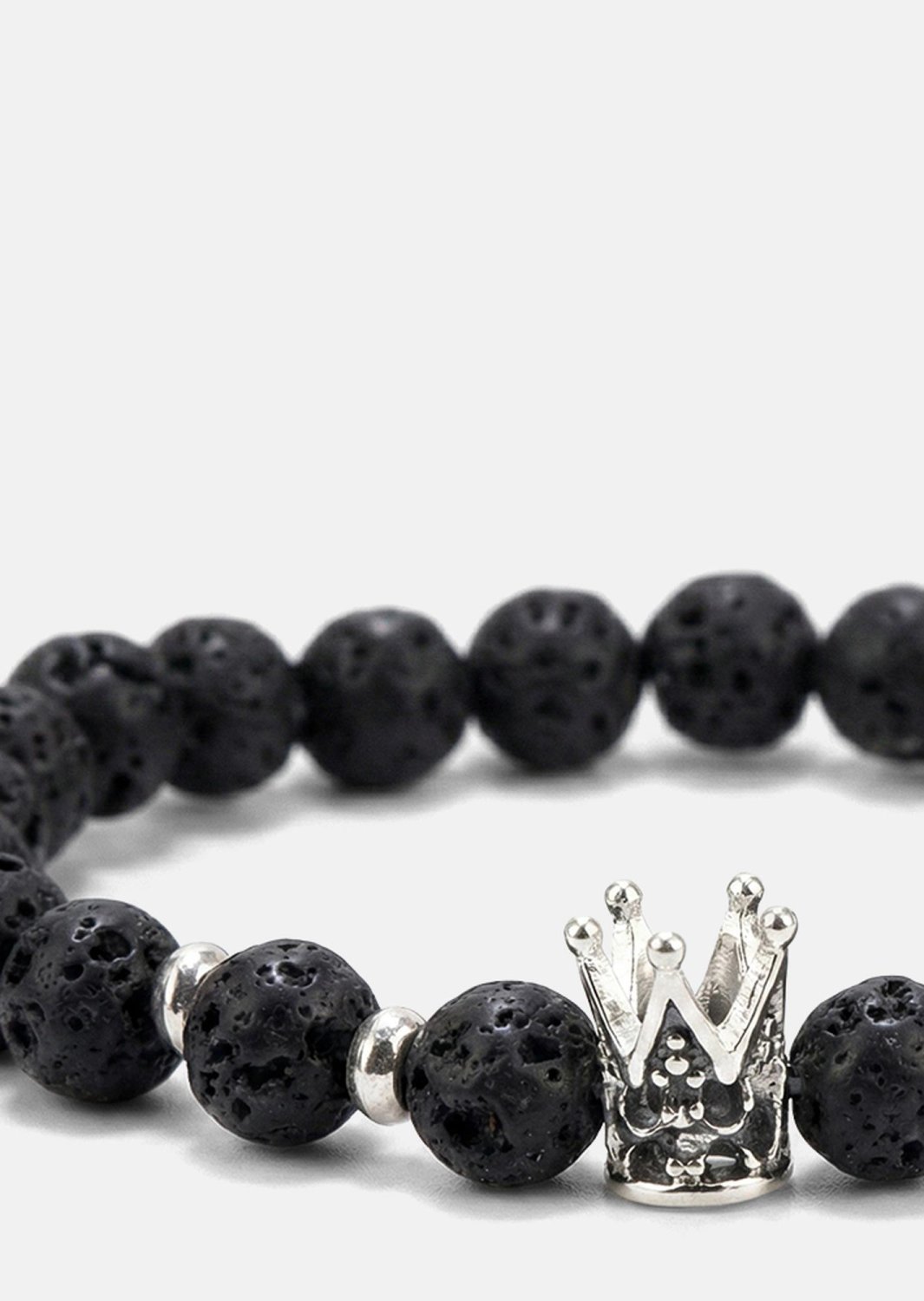 Perlearmbånd Lava Crown