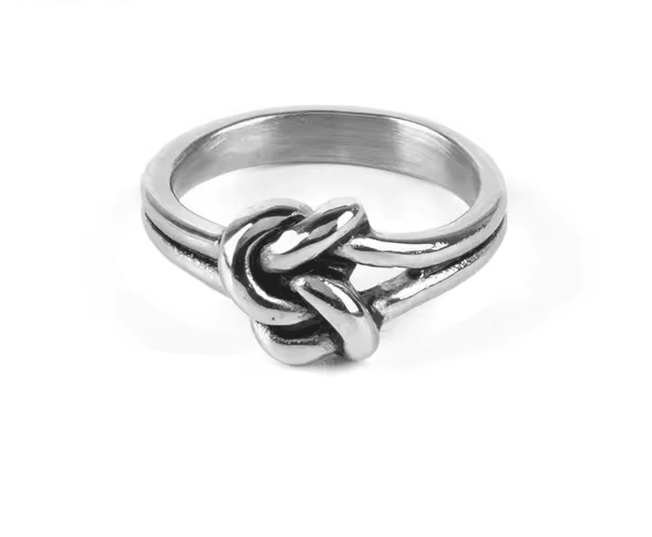 Ring Knot - Forsølvet