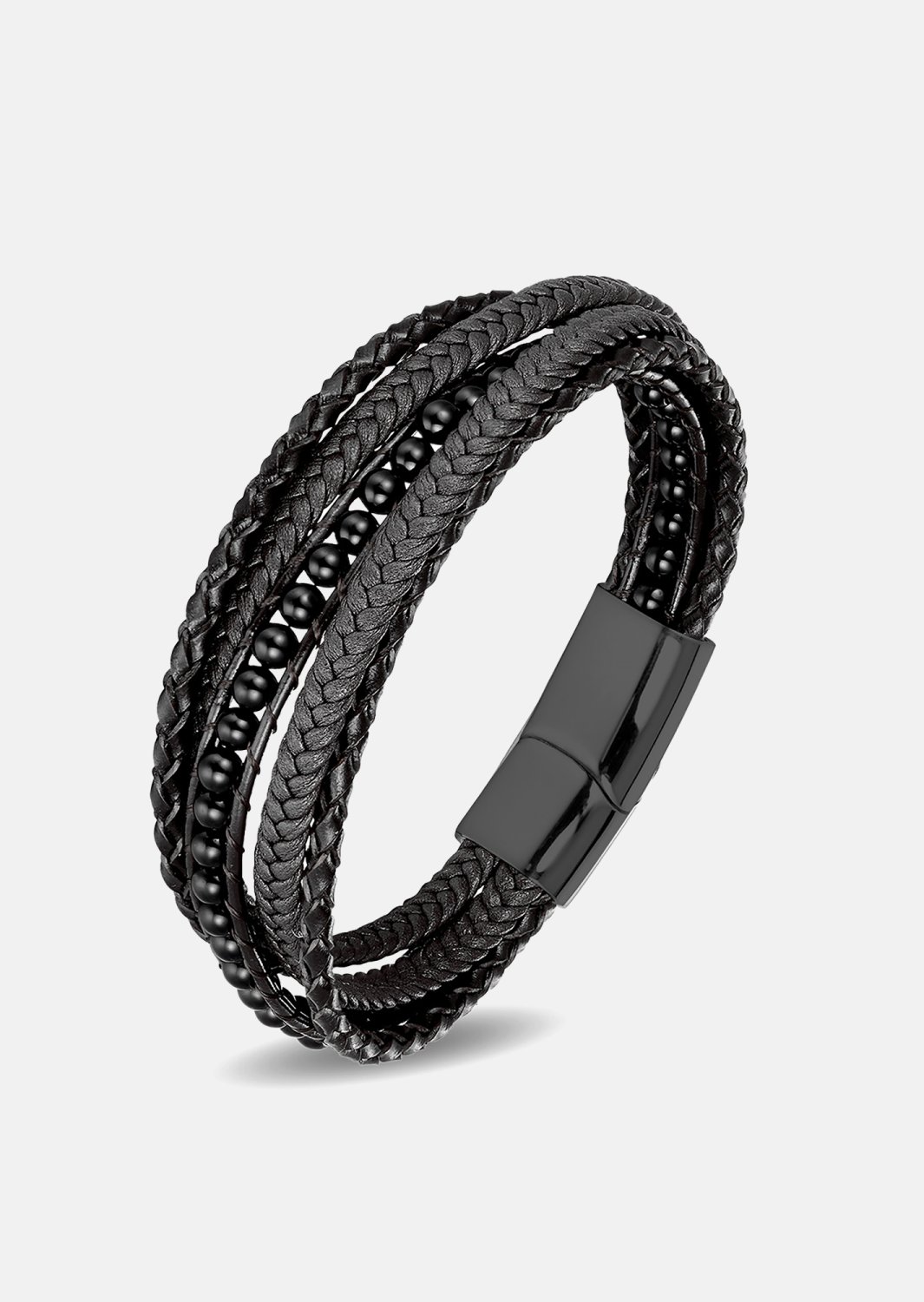 Læderarmbånd Raven Echo