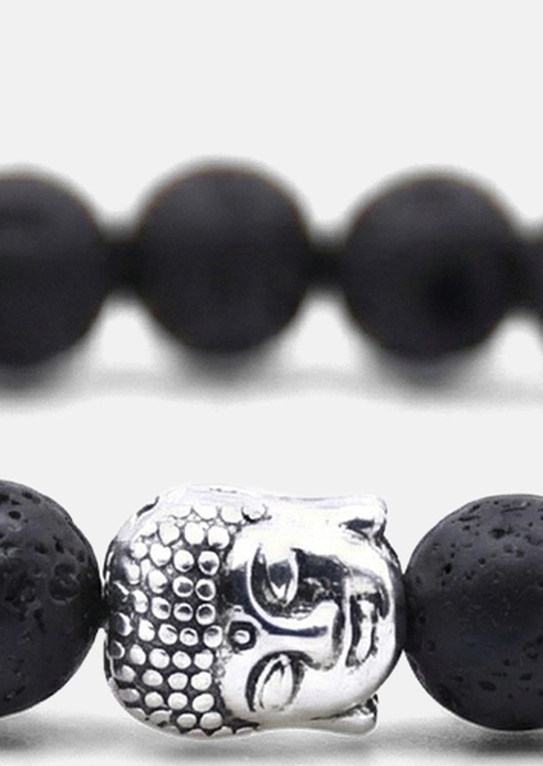 Perlearmbånd Obsidian Aura