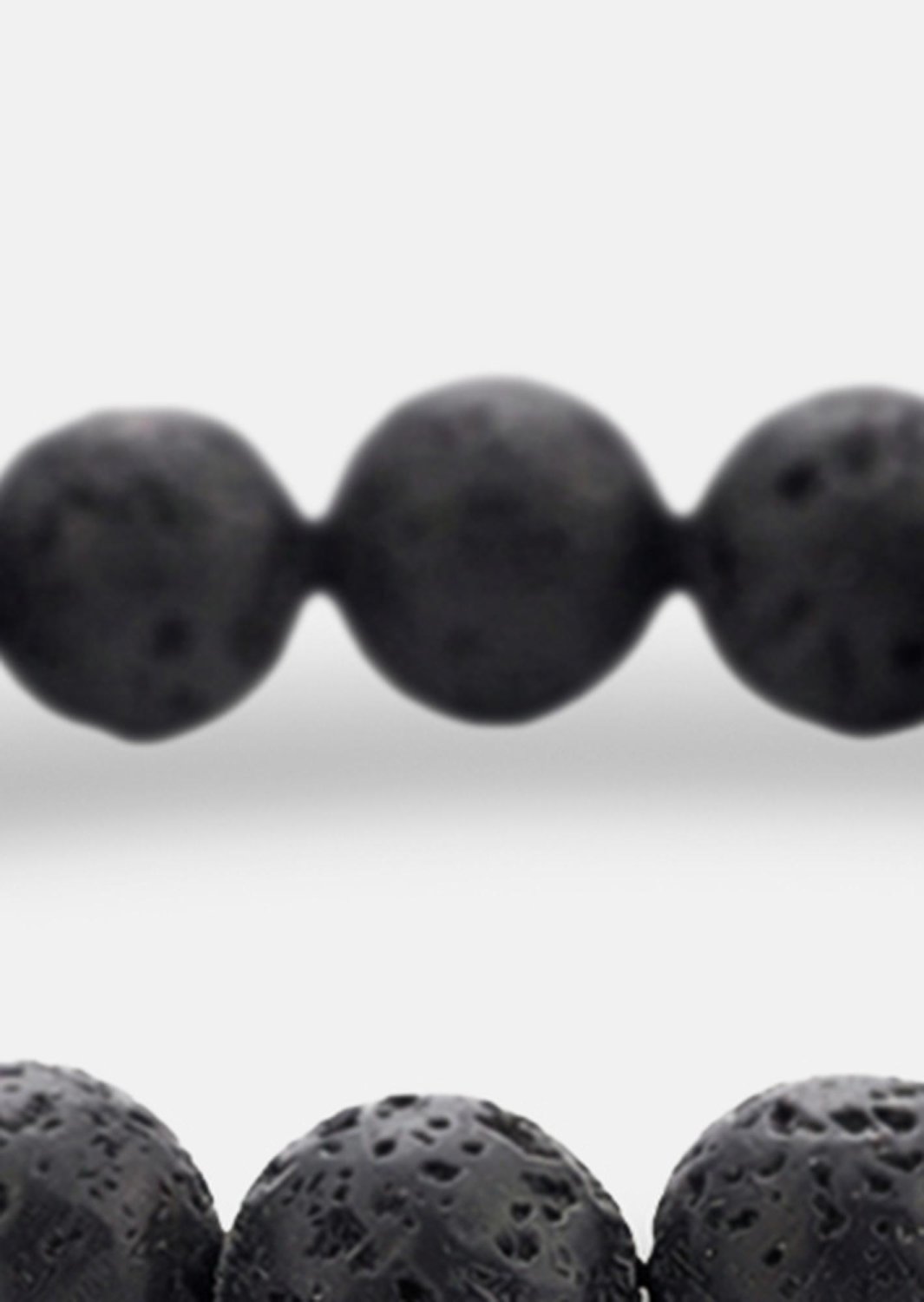 Perlearmbånd Obsidian Thread