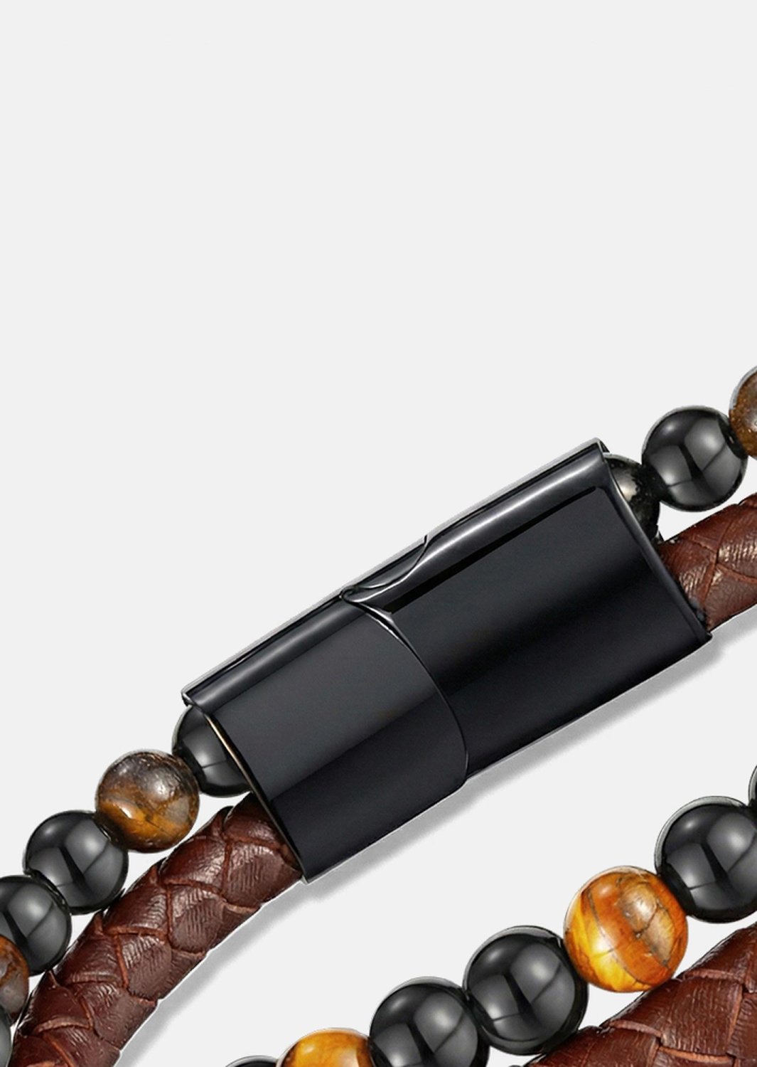 Læderarmbånd Legacy Weave