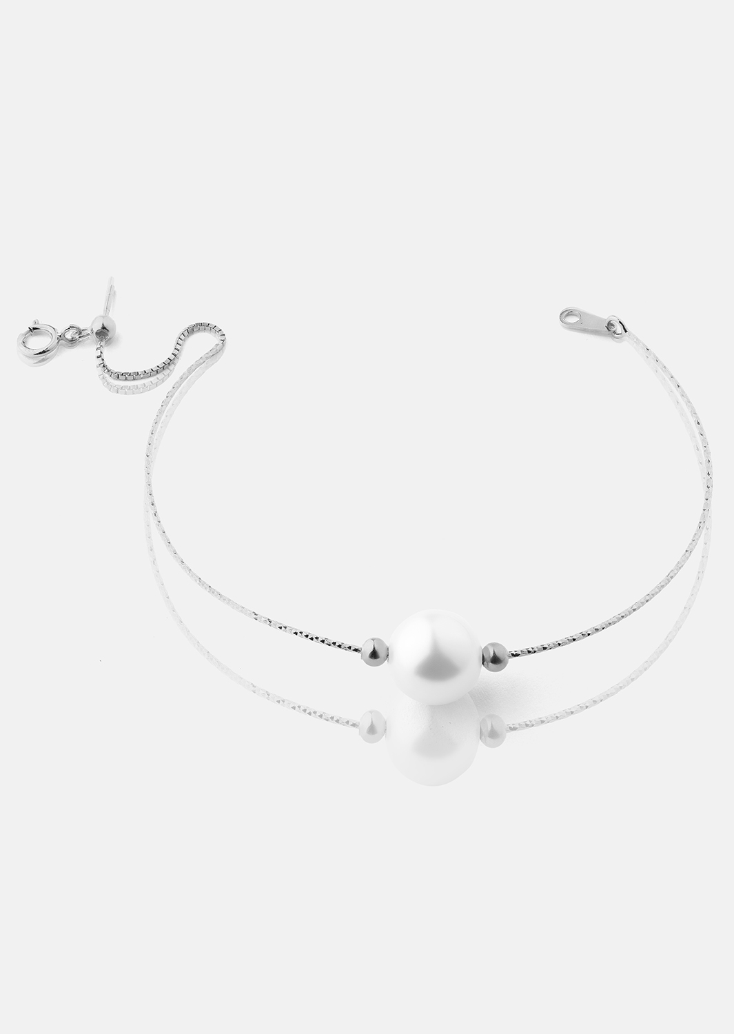 Armbånd Pearl Aura - Forsølvet