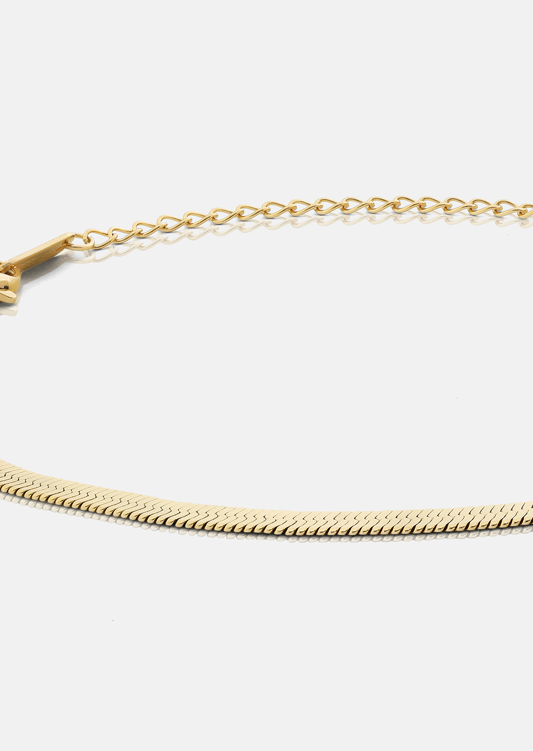 Armbånd Sleek Chain - 18k Forgyldt