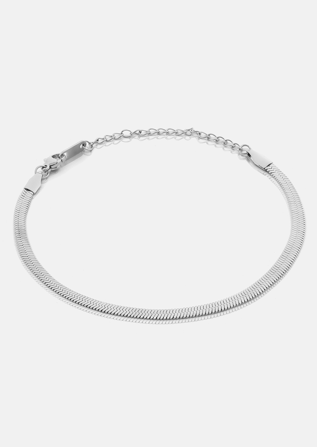 Armbånd Sleek Chain - Forsølvet