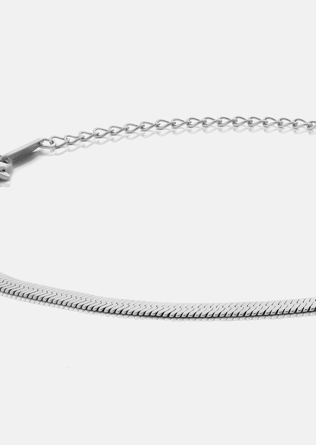 Armbånd Sleek Chain - Forsølvet