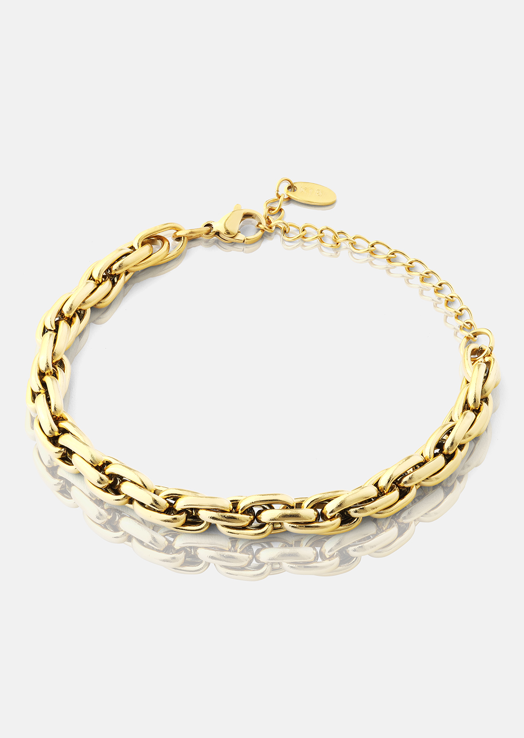 Armbånd Shine Link - 18k Forgyldt