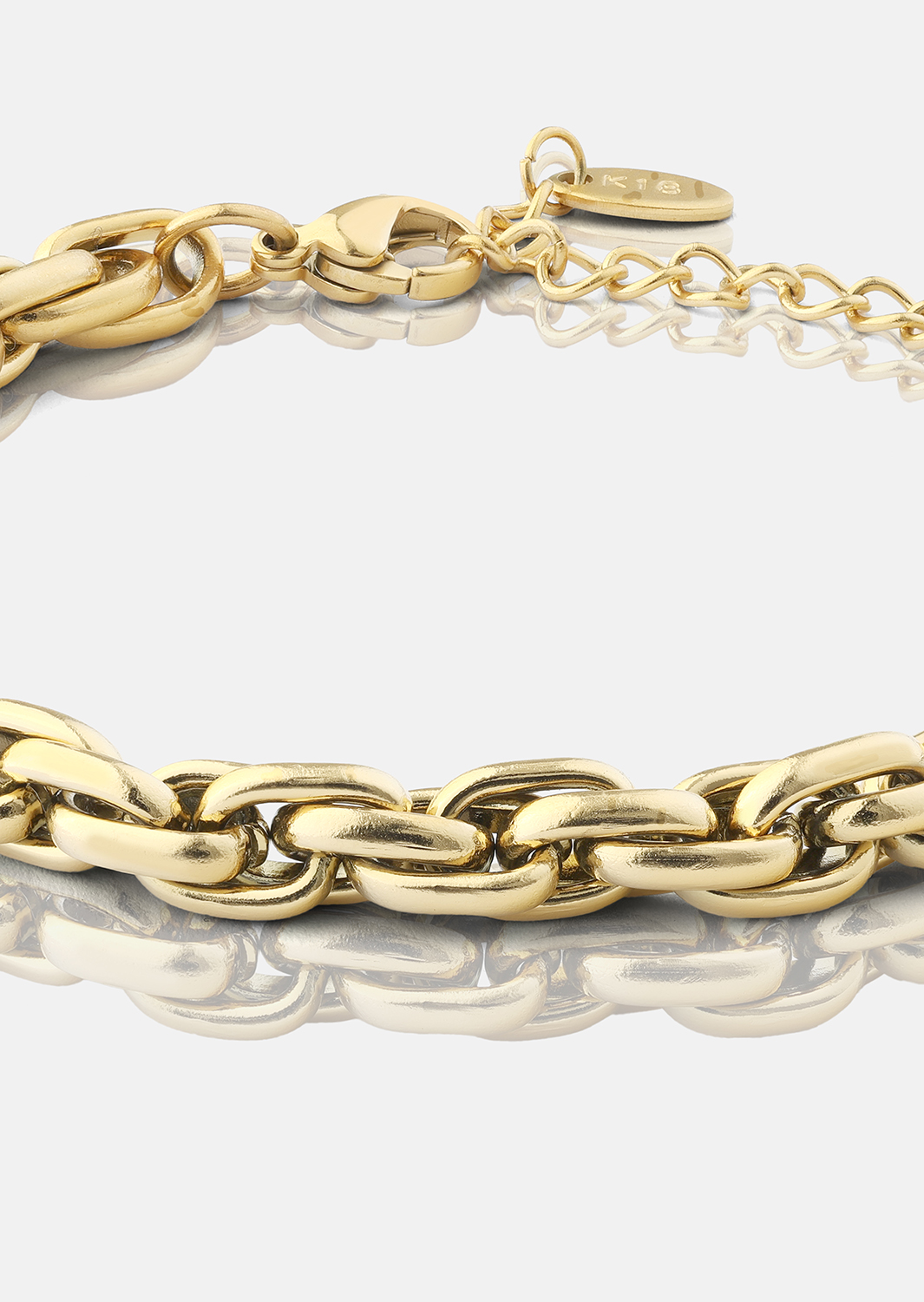 Armbånd Shine Link - 18k Forgyldt