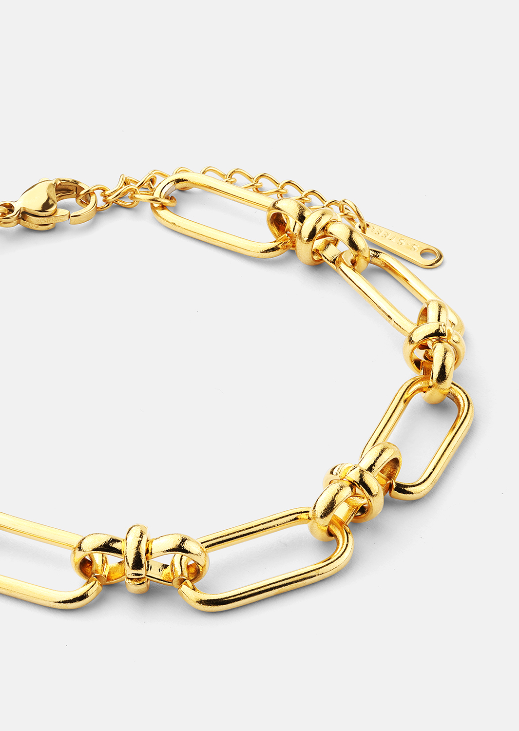 Armbånd Link Statement - 18k Forgyldt