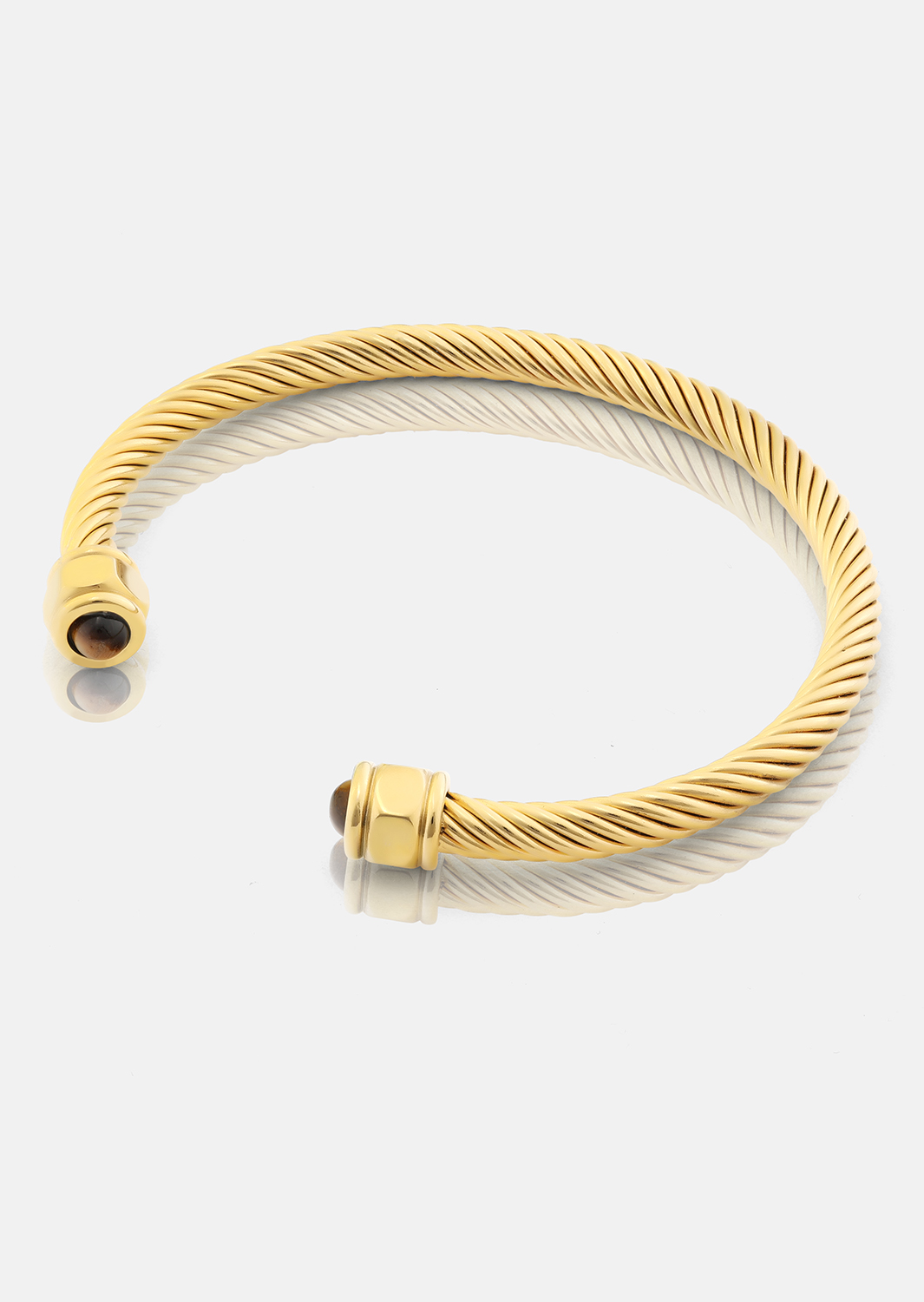Armbånd Aumaura Brown - 18k Forgyldt