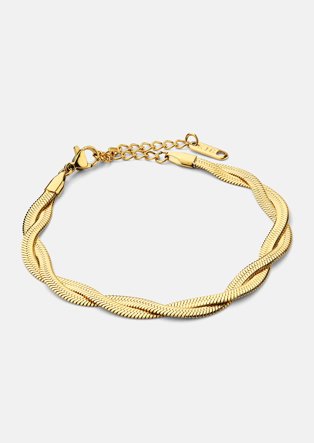 Armbånd Twist Glow - 18k Forgyldt