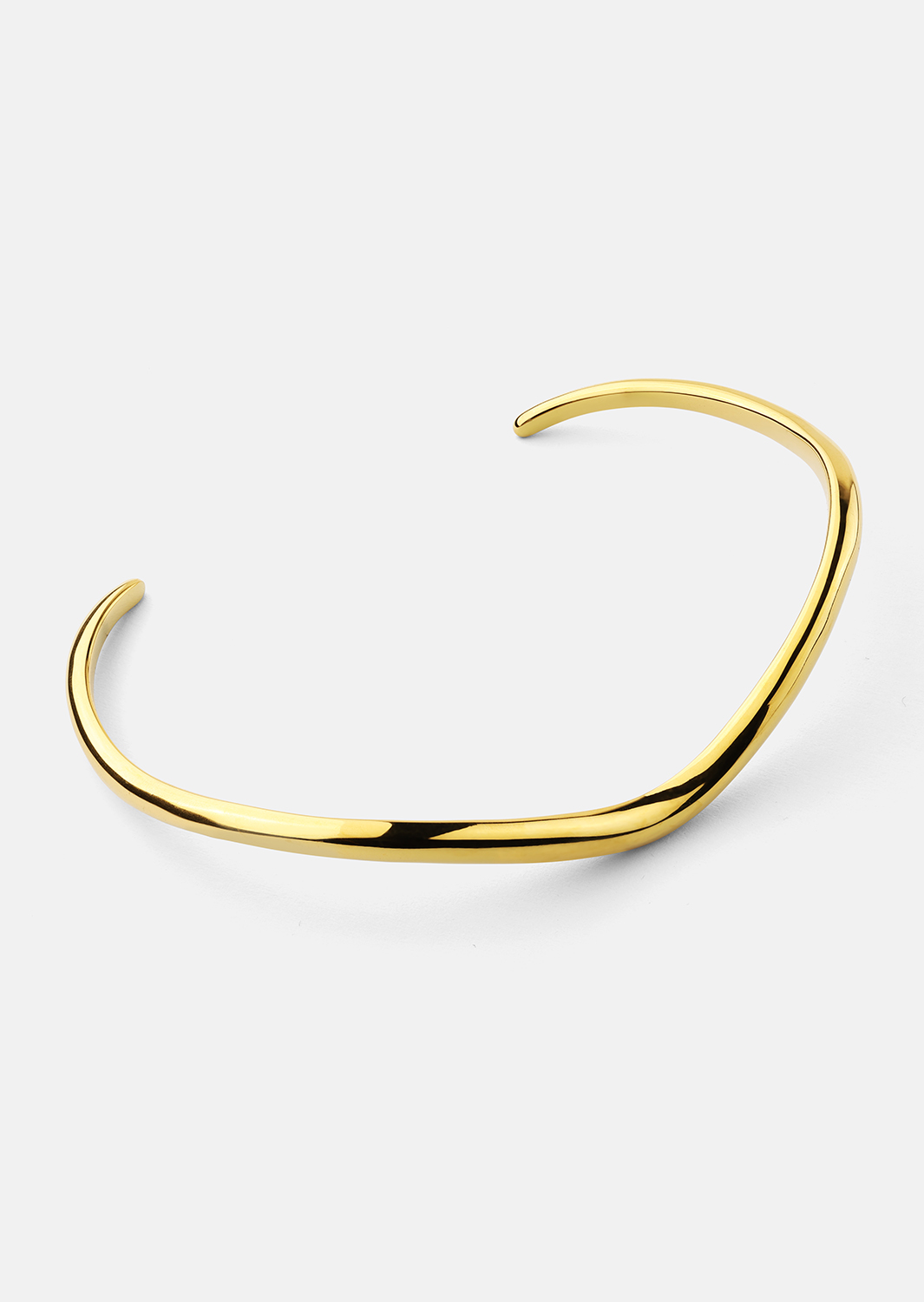 Armbånd Wave Cuff - 18k Forgyldt