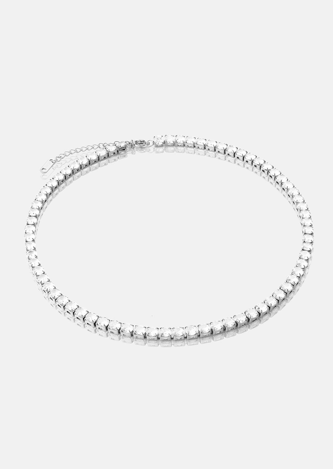 Lustre Halskæde – Forsølvet