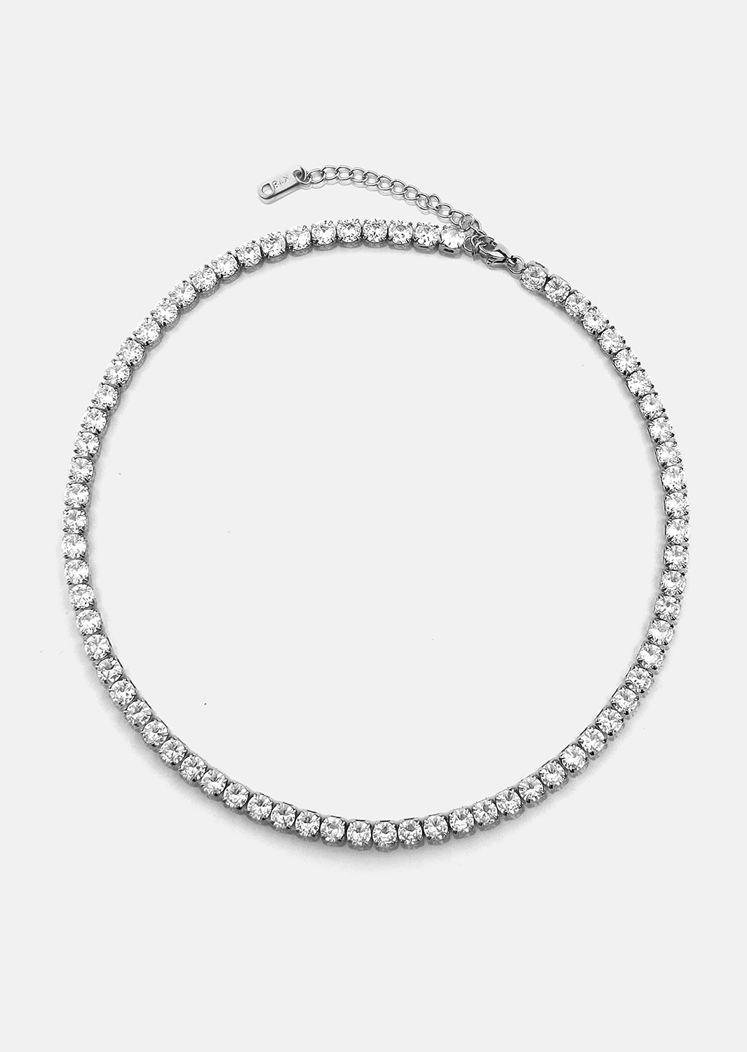 Lustre Halskæde – Forsølvet