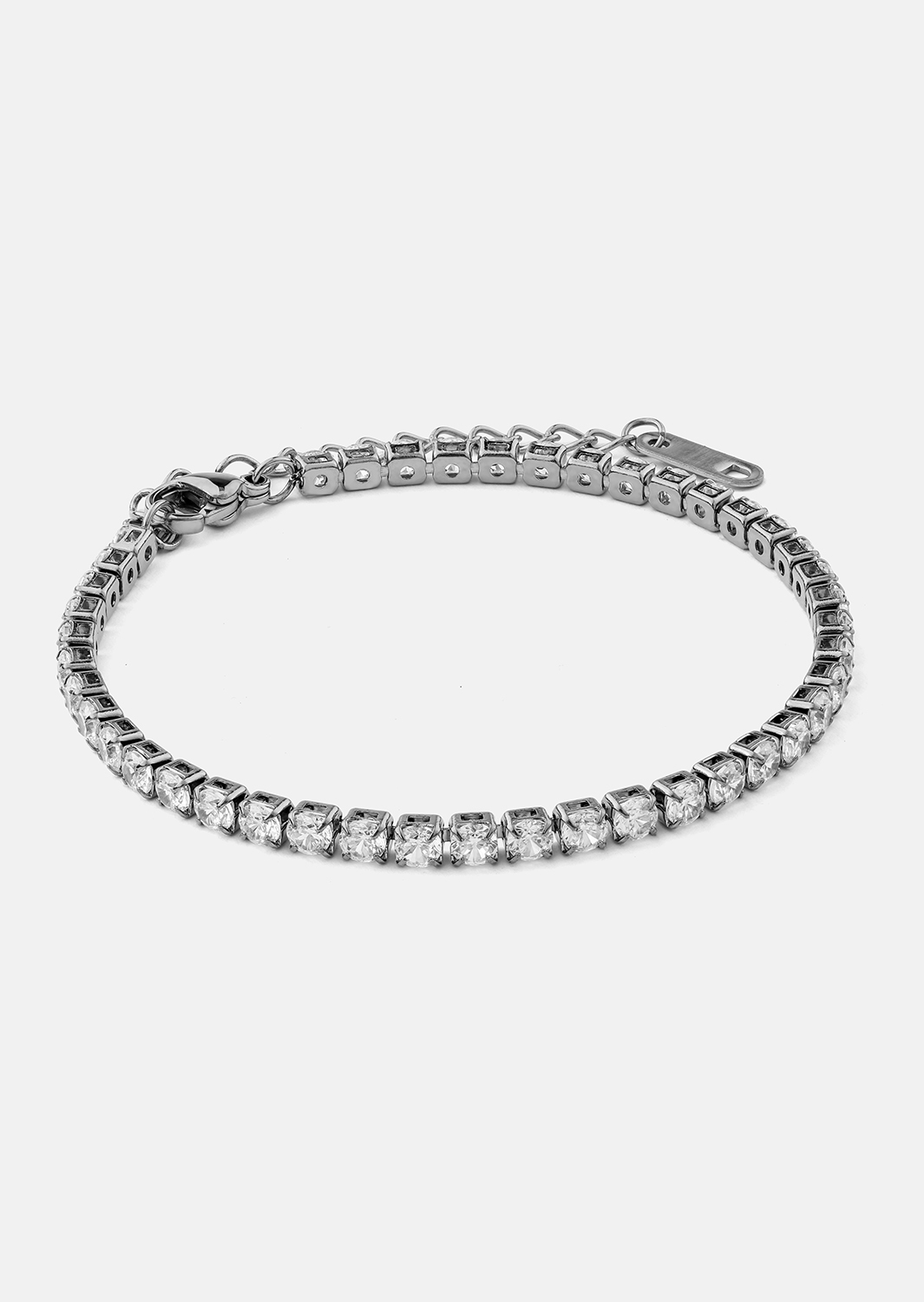Armbånd Gloria Band 3 mm - Forsølvet