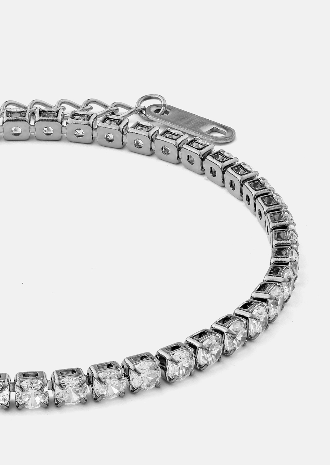 Armbånd Gloria Band 3 mm - Forsølvet