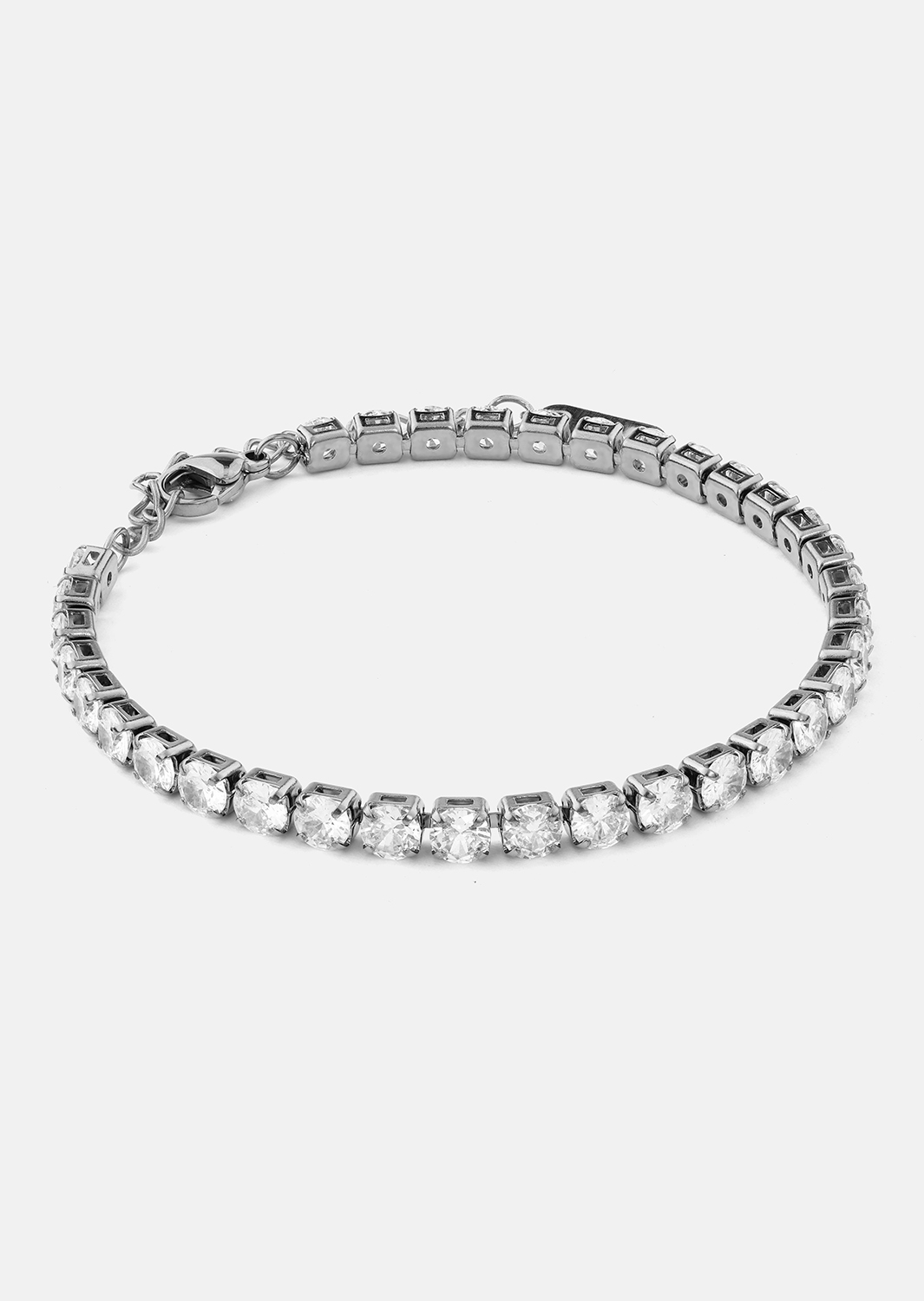 Armbånd Gloria Band 4 mm - Silver Plated