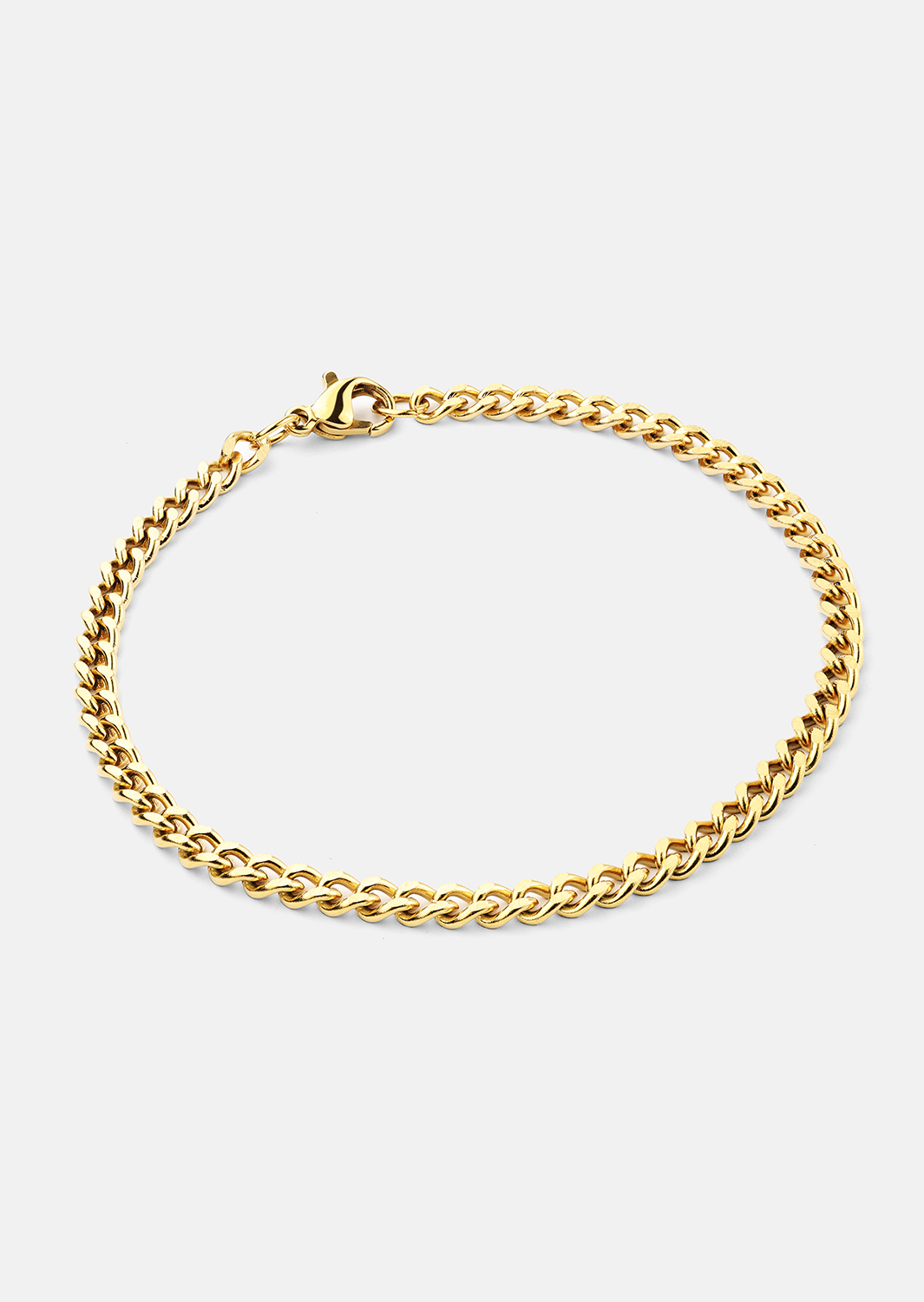 Golden Link Chain Bracelet - 18k Forgyldt