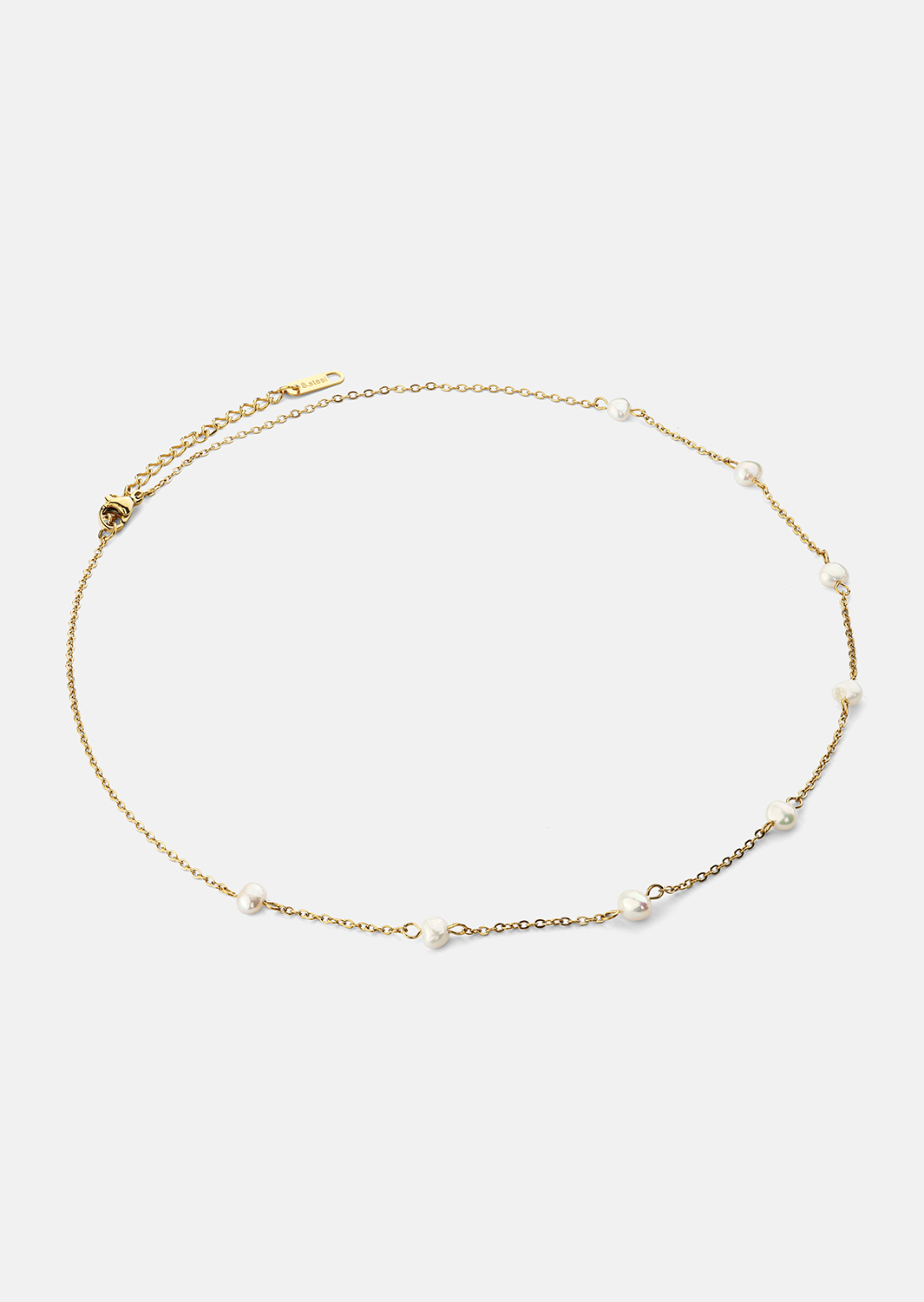 Halskæde Lunaria - 18k Forgyldt