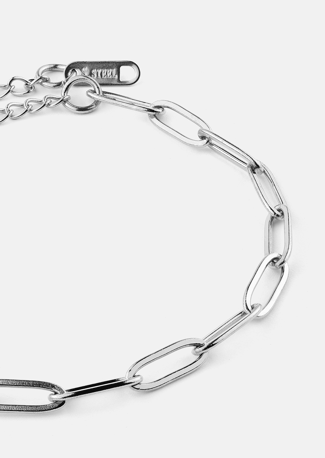 Luna Gold Chain Bracelet- Forsølvet