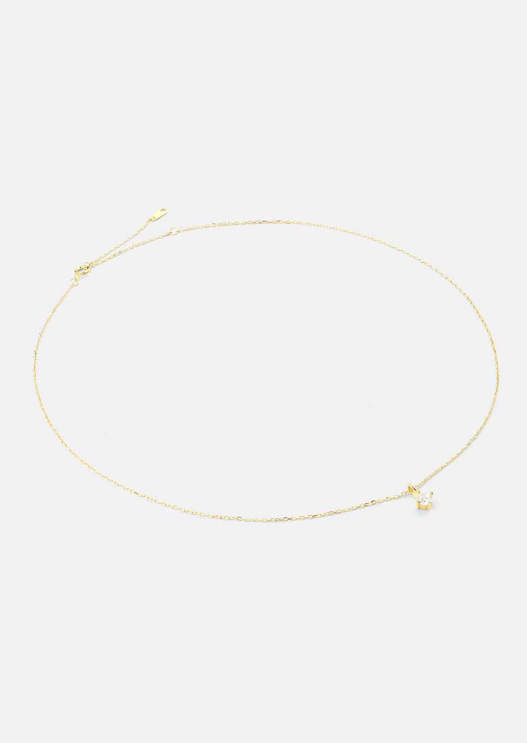 Halskæde Twilight Crystal - 18k Forgyldt