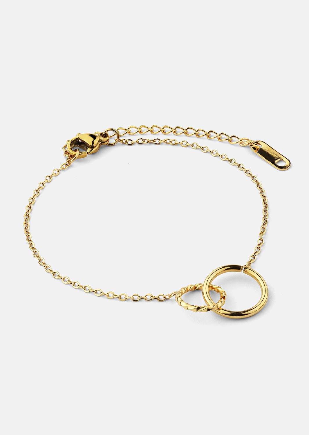 Armbånd Duo Rings - 18k Forgyldt