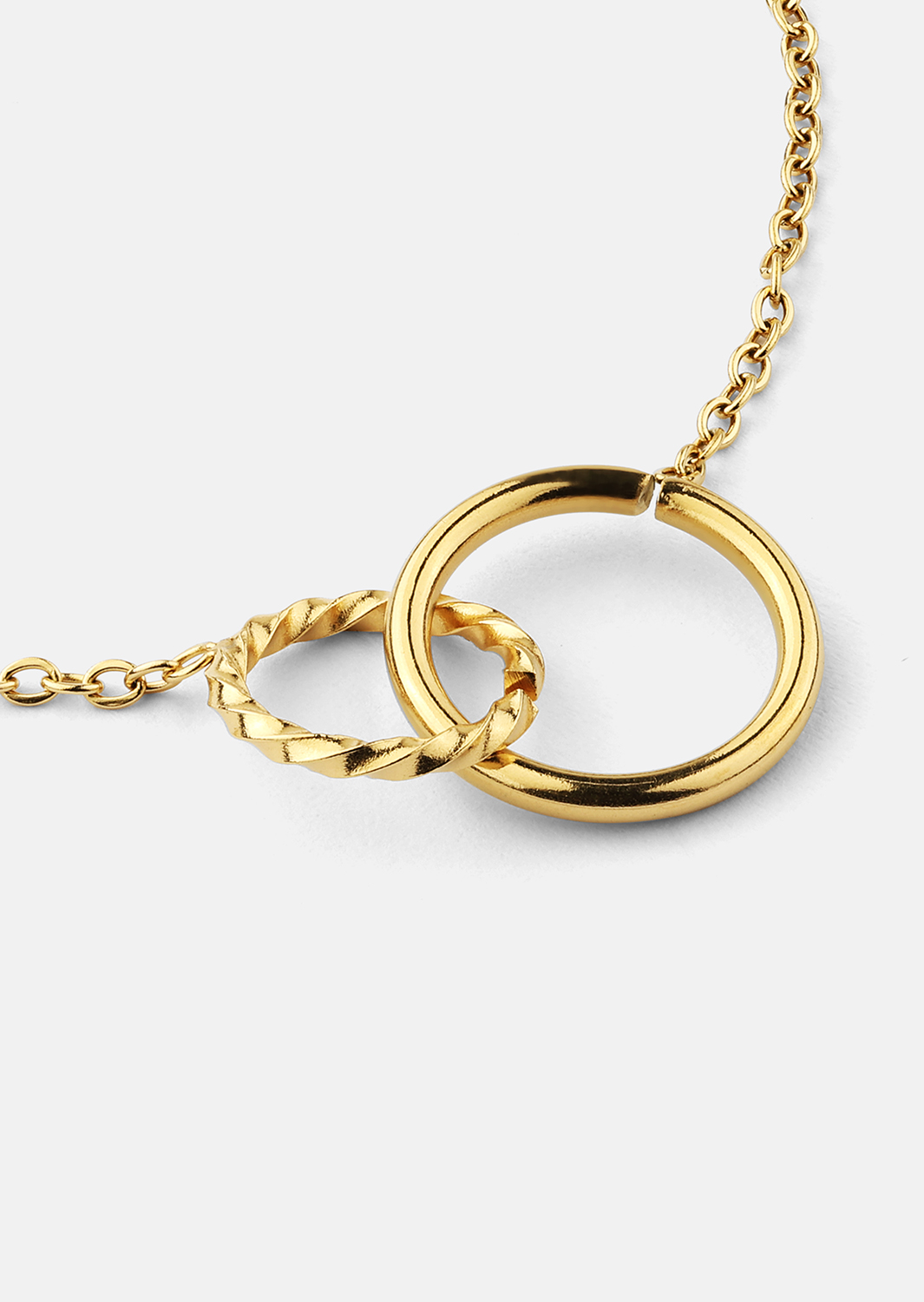 Armbånd Duo Rings - 18k Forgyldt