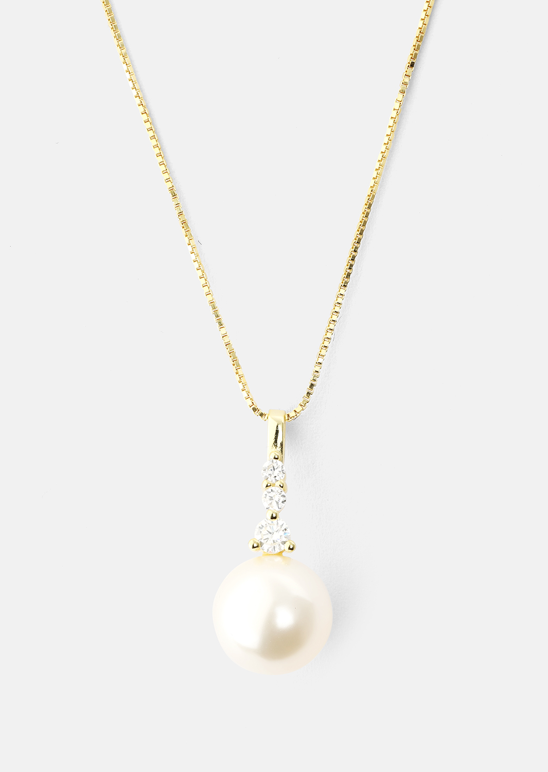 Halskæde Isla Pearl - 18k Forgyldt