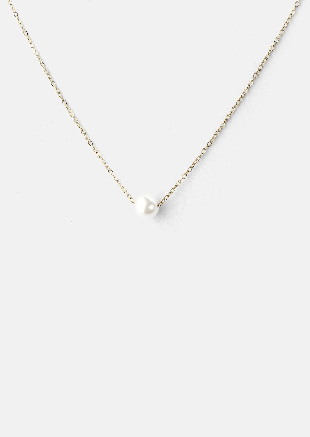 Halskæde Mini Pearl - 18k Forgyldt