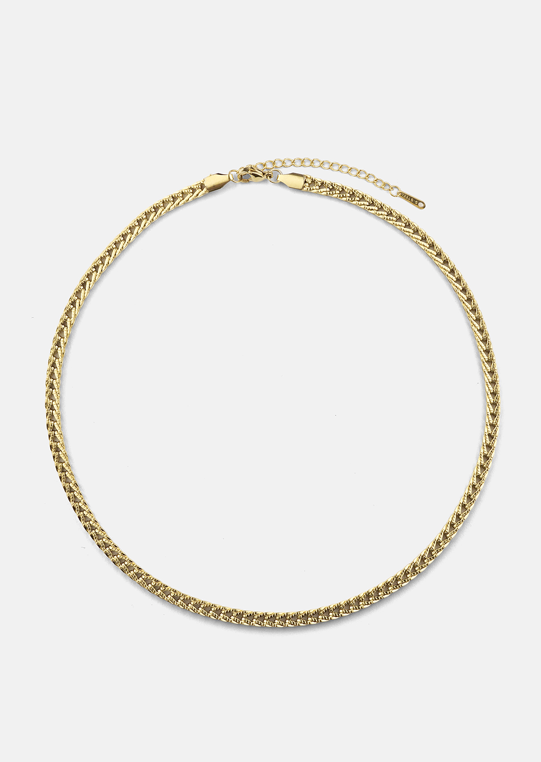 Halskæde Ember Braid – 18k Forgyldt