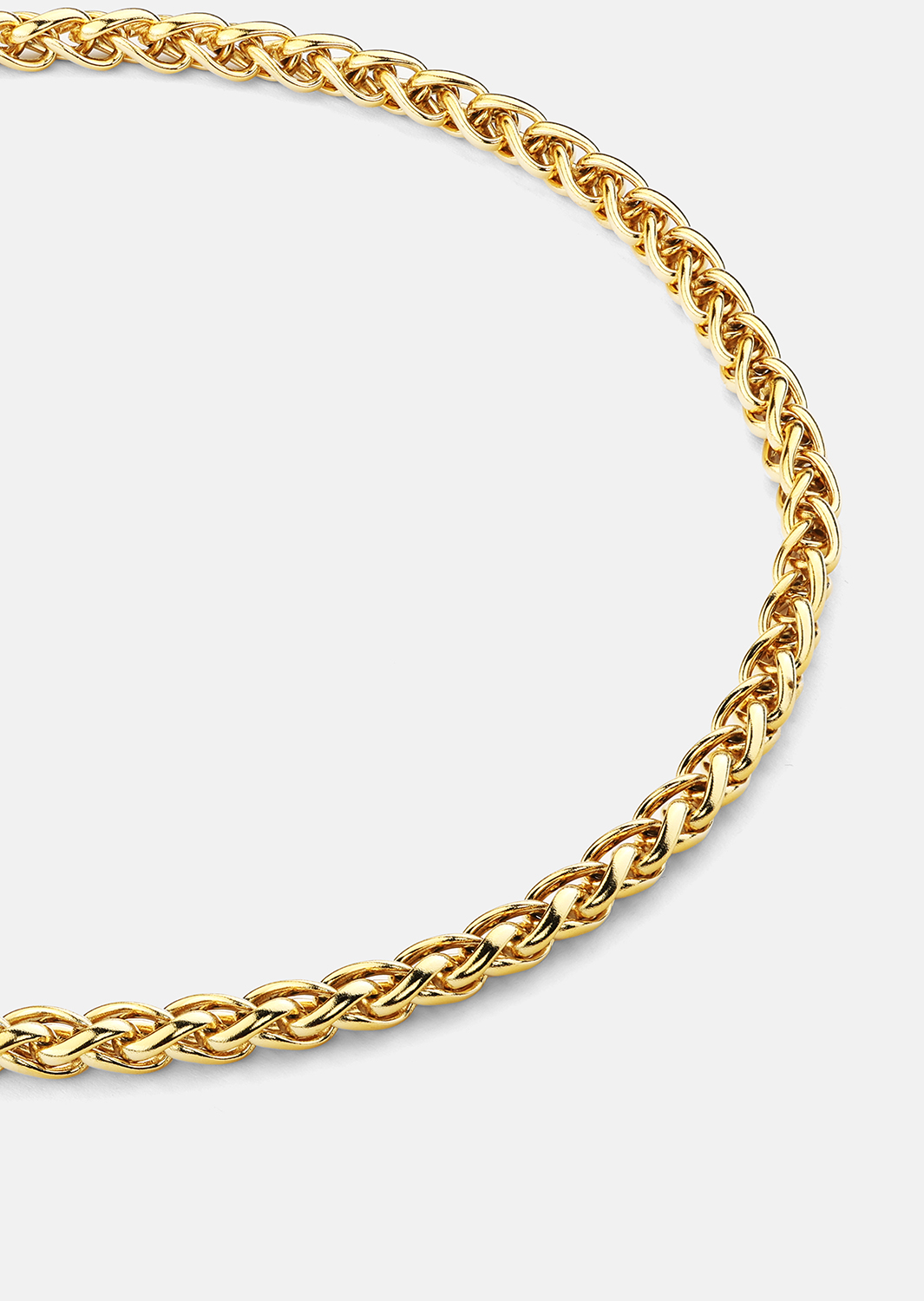 Halskæde Royal Twist - 18k Forgyldt