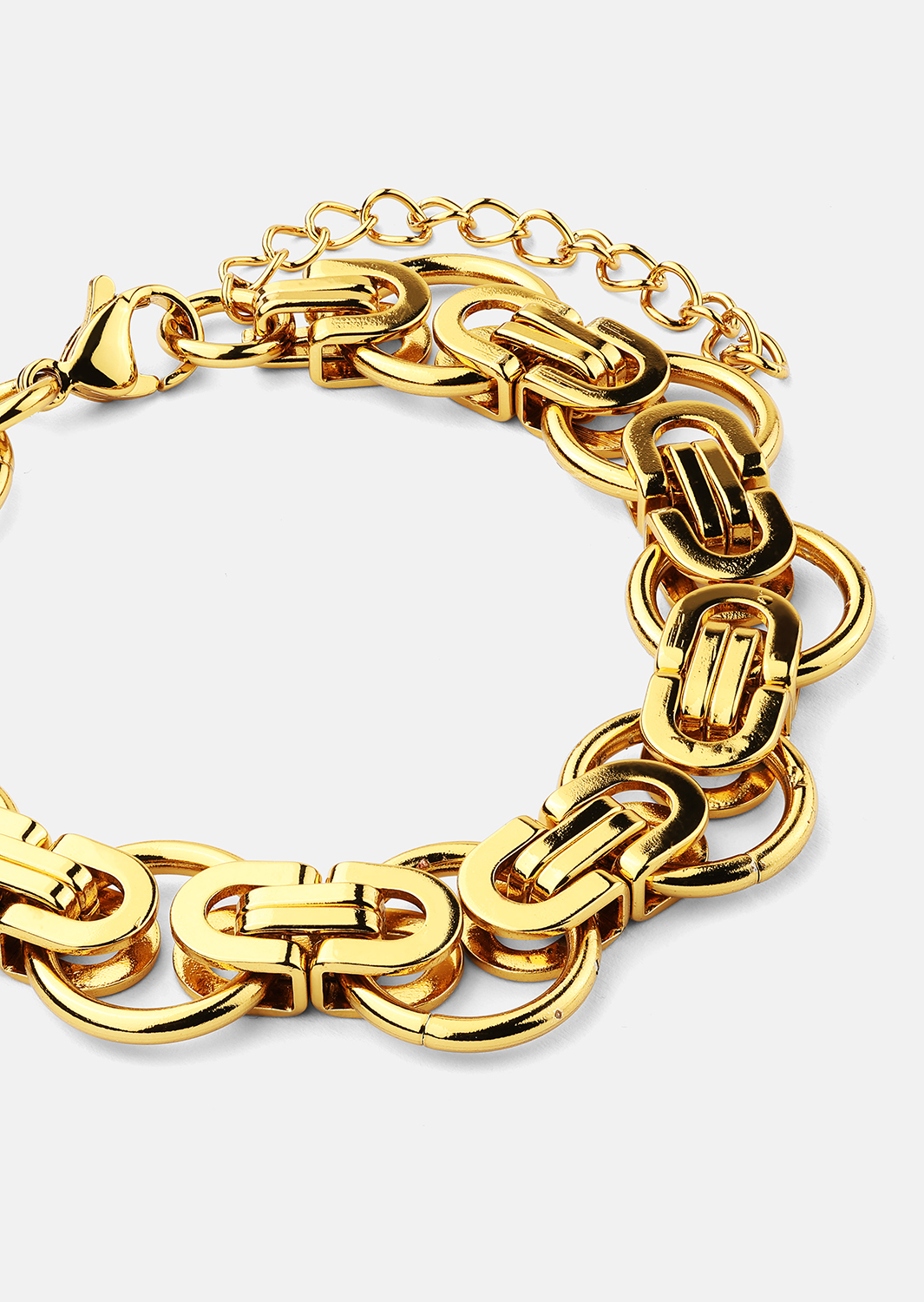 Armbånd Geo Loop - 18k Forgyldt