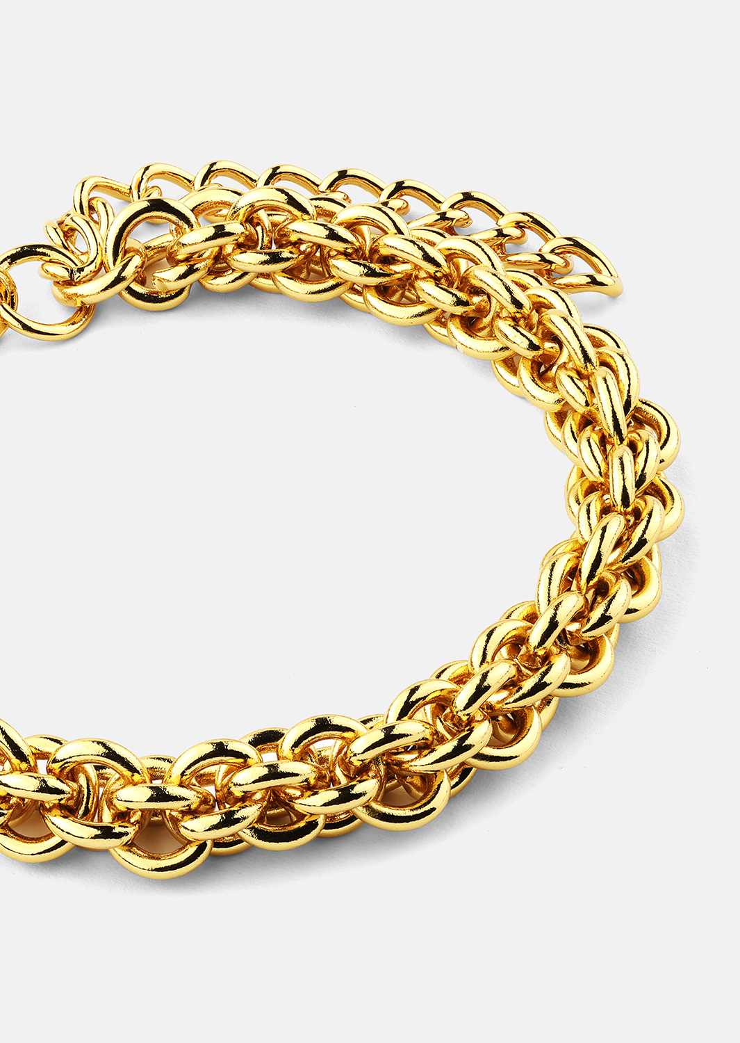 Armbånd Royal Braid - 18k Forgyldt