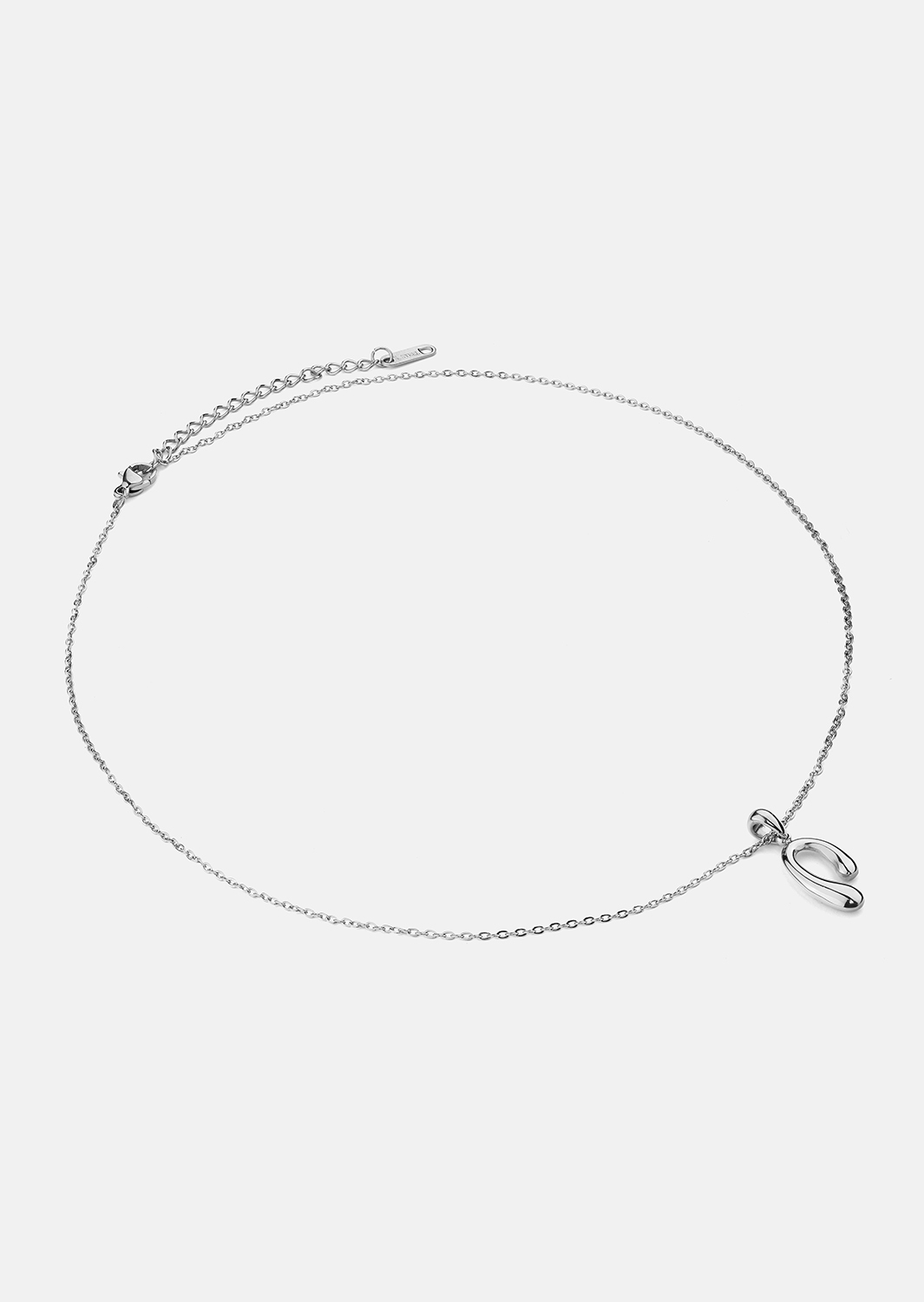 Halskæde Silver Flow – Forsølvet