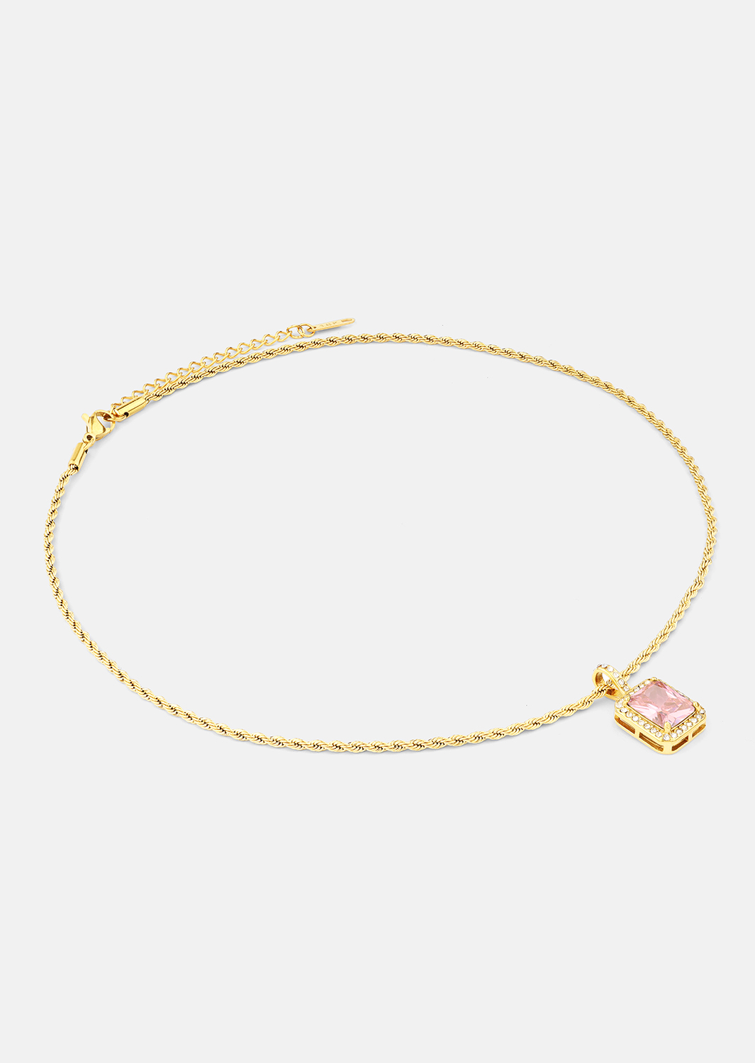 Halskæde Rose Luxe - 18k Forgyldt